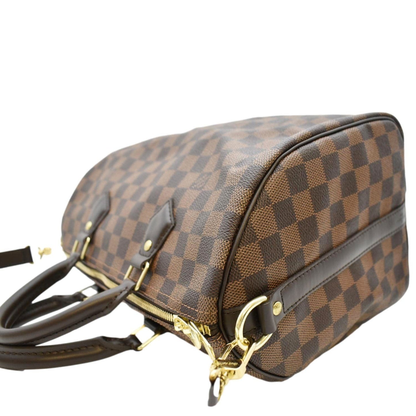 LOUIS VUITTON  30 Bandouliere Damier Ebene Satchel Bag Brown