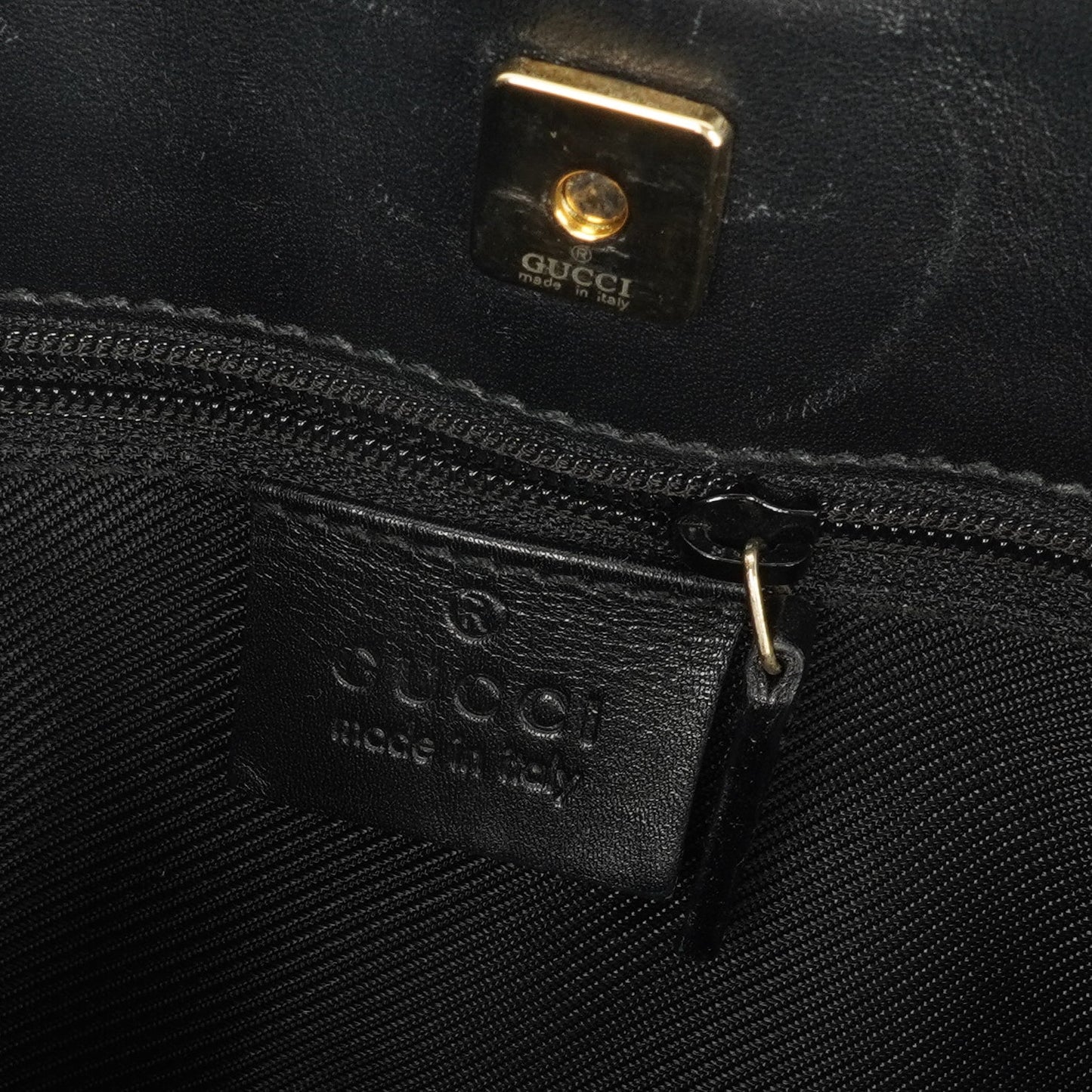 Gucci GG Canvas And Leather Shoulder Hobo Bag