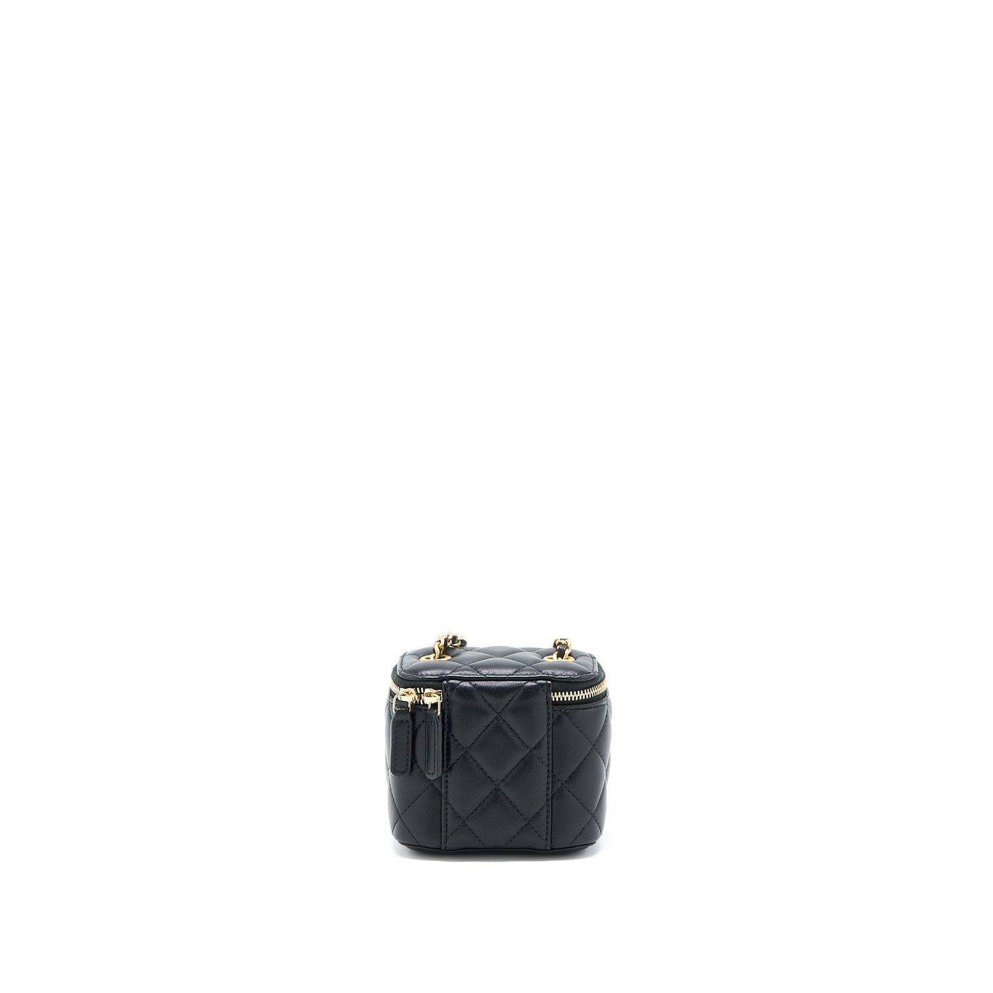 Chanel Pearl Crush Mini Vanity Lambskin Black