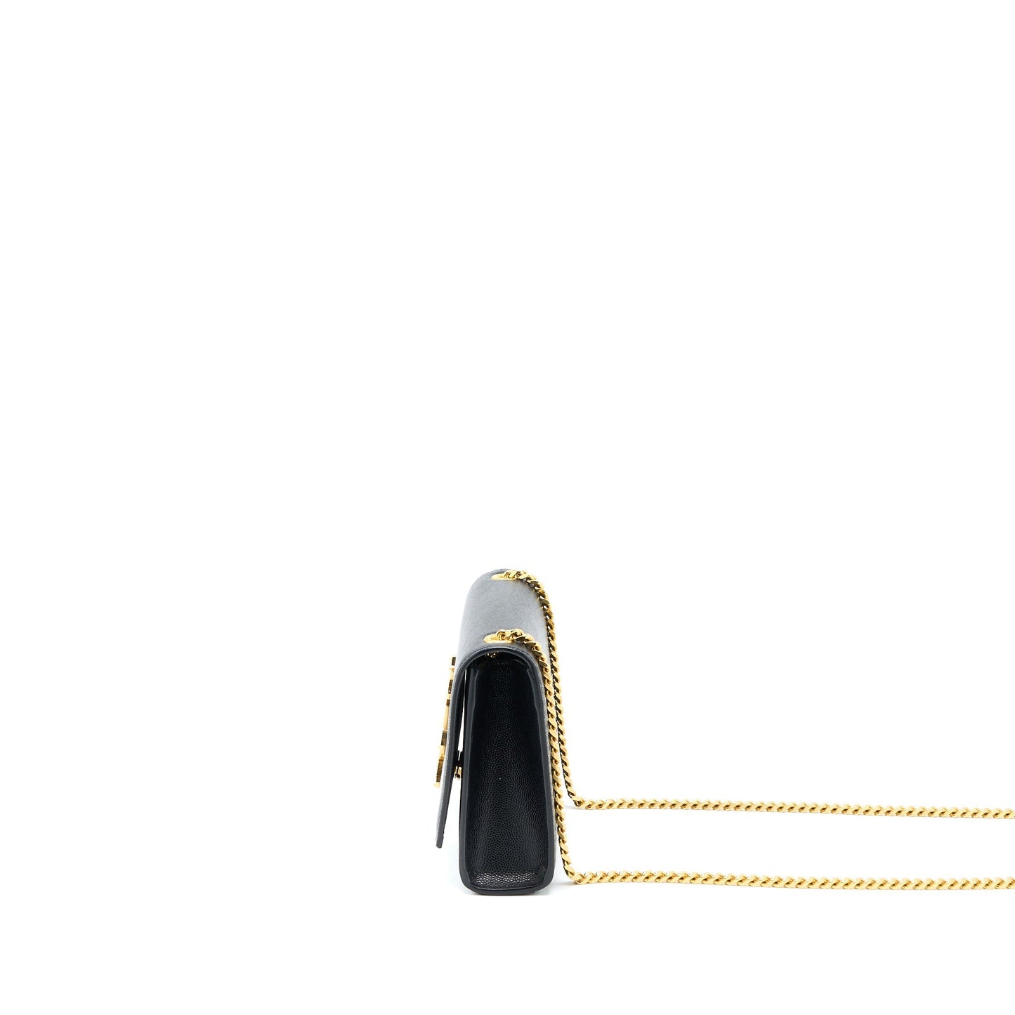 Saint Laurent Small Kate Purse Grained Calfskin Black