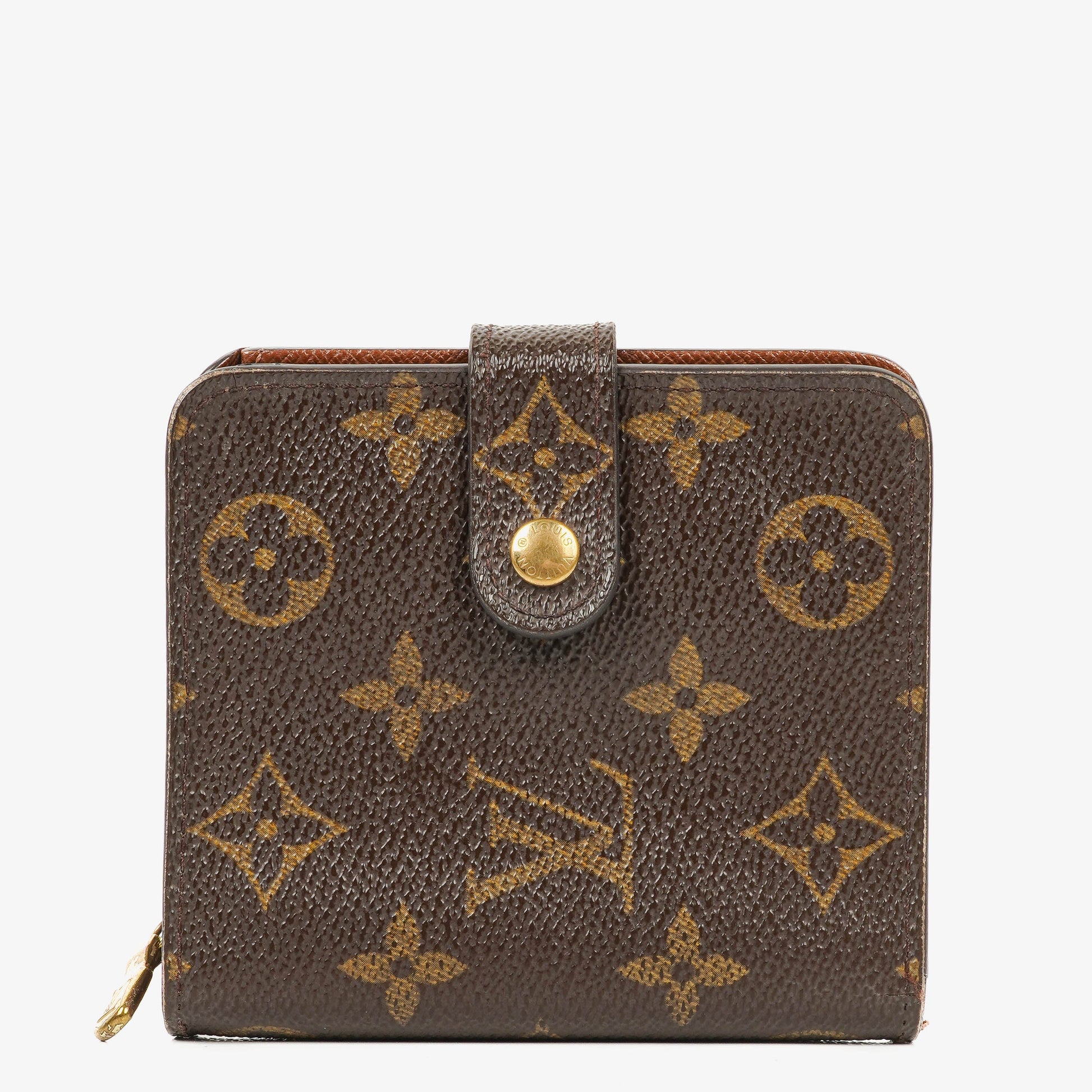 Louis Vuitton Monogram Canvas Compact Zip Wallet