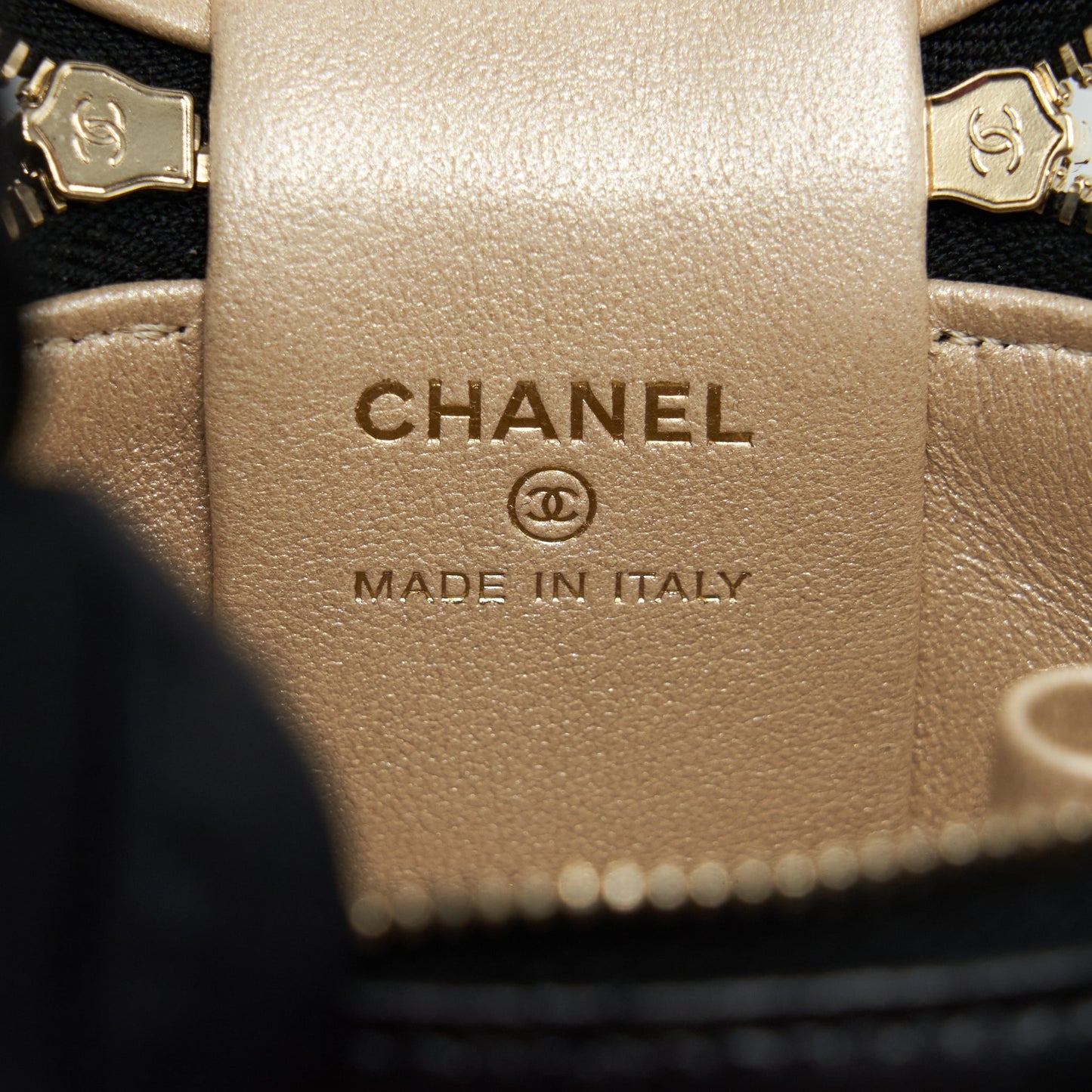 Chanel 22S Top Handle Super Mini Vanity Lambskin Black L