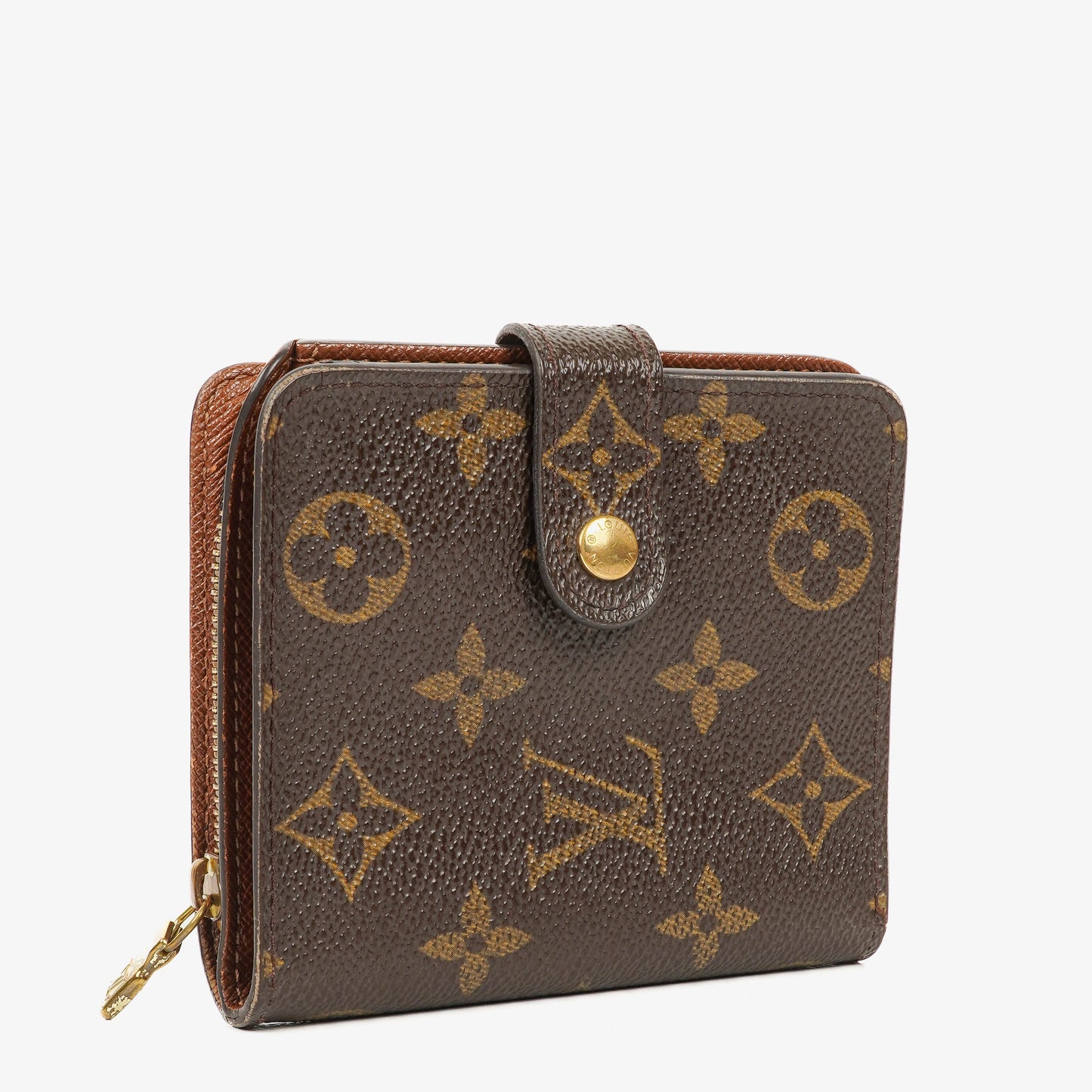 Louis Vuitton Monogram Canvas Compact Zip Wallet
