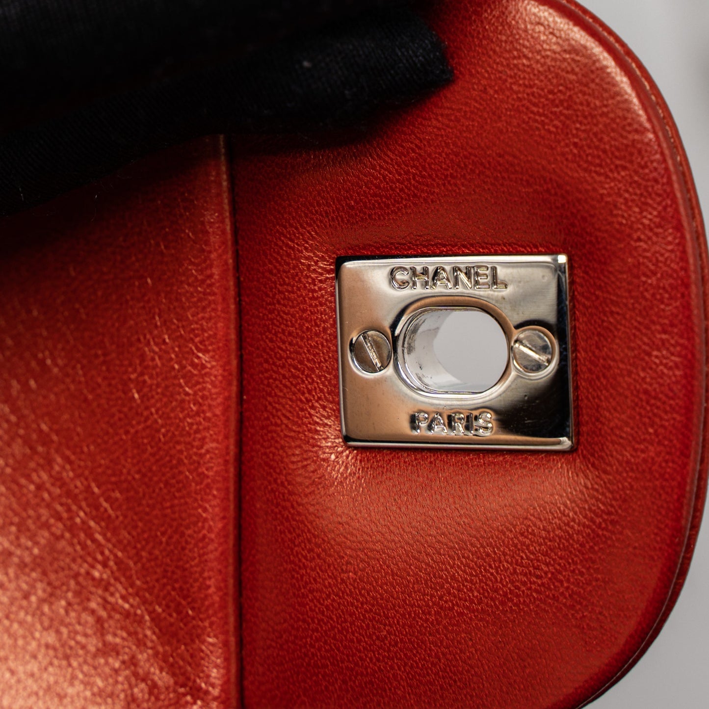 Chanel Jumbo Classic Single Flap Bag Lambskin Red