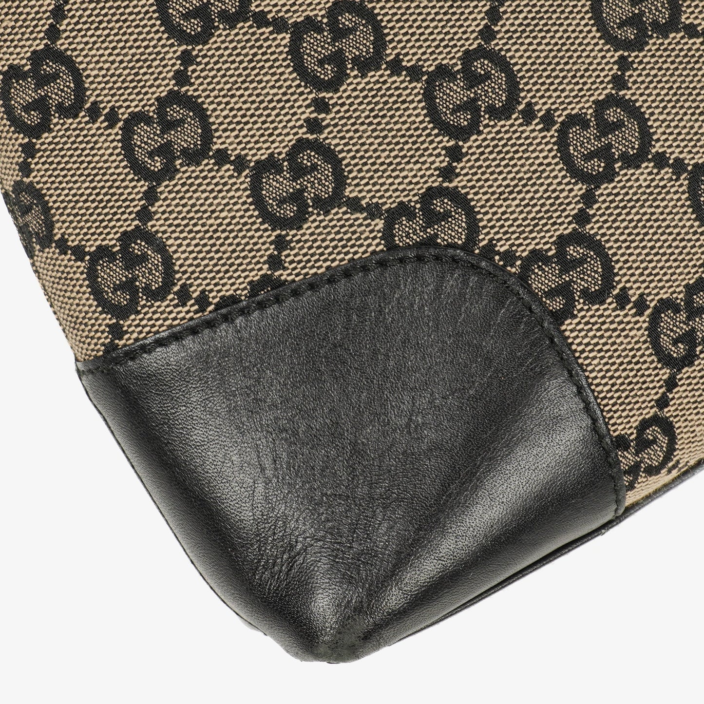 Gucci GG Canvas And Leather Shoulder Hobo Bag