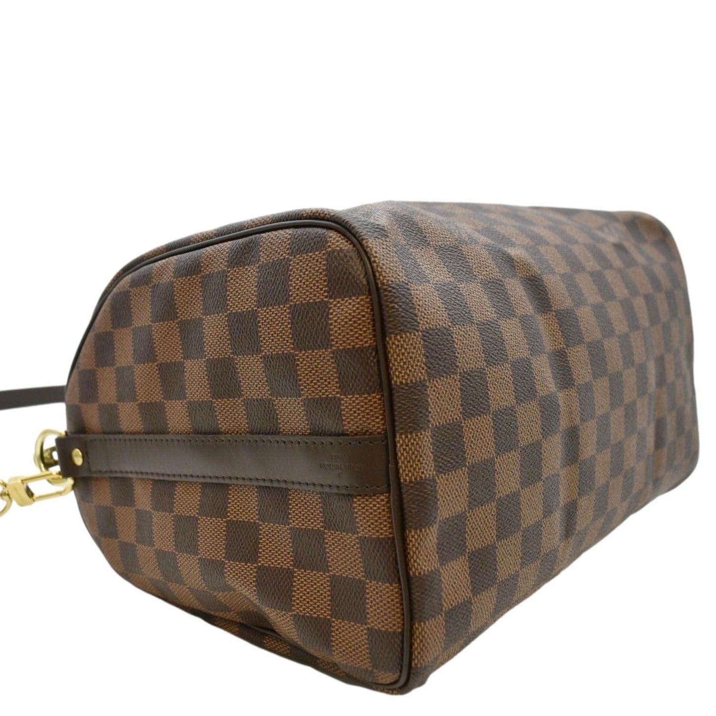 LOUIS VUITTON  30 Bandouliere Damier Ebene Satchel Bag Brown
