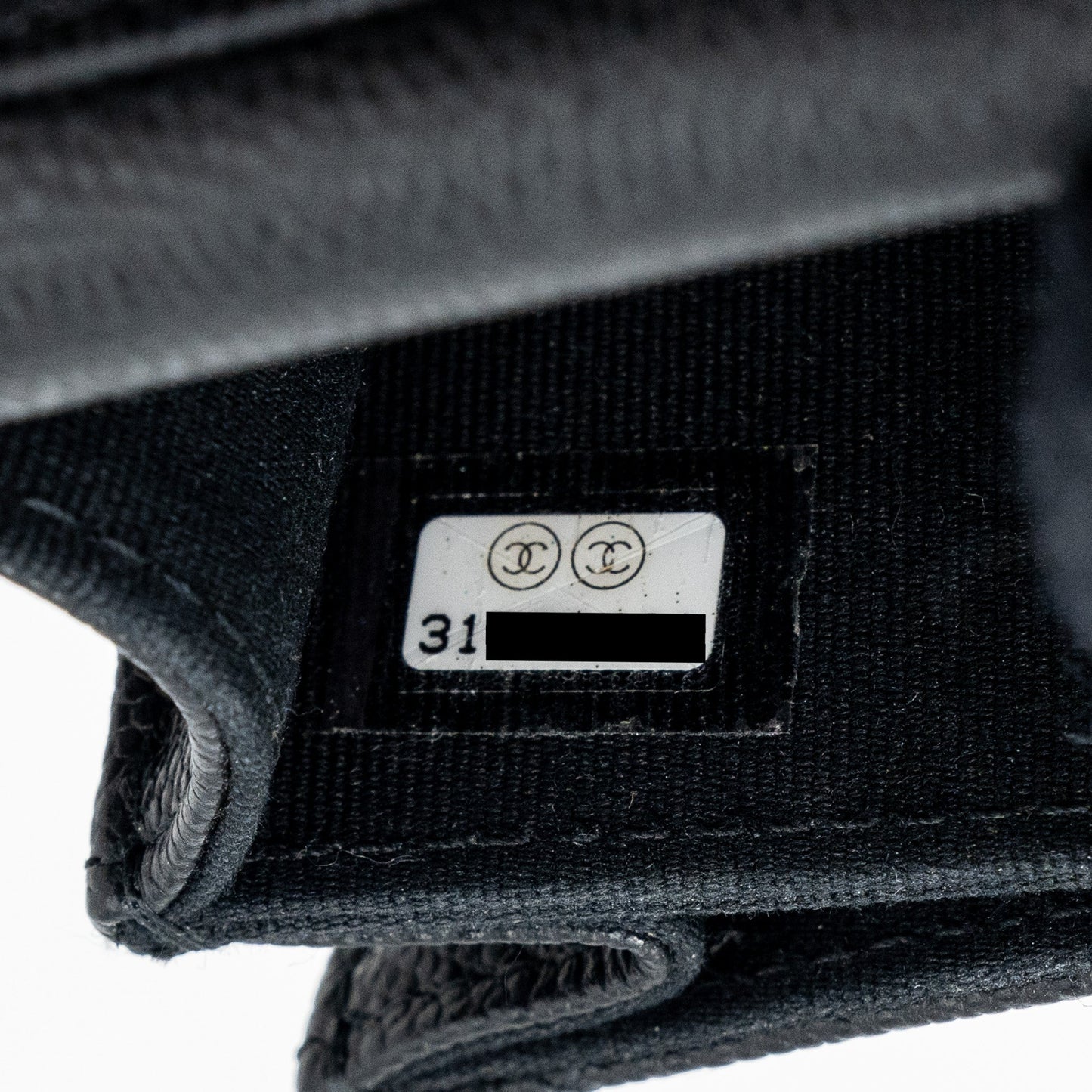 CHANEL MINI FLAP BAG WITH Coco Enamel CHAIN CAVIAR BLACK