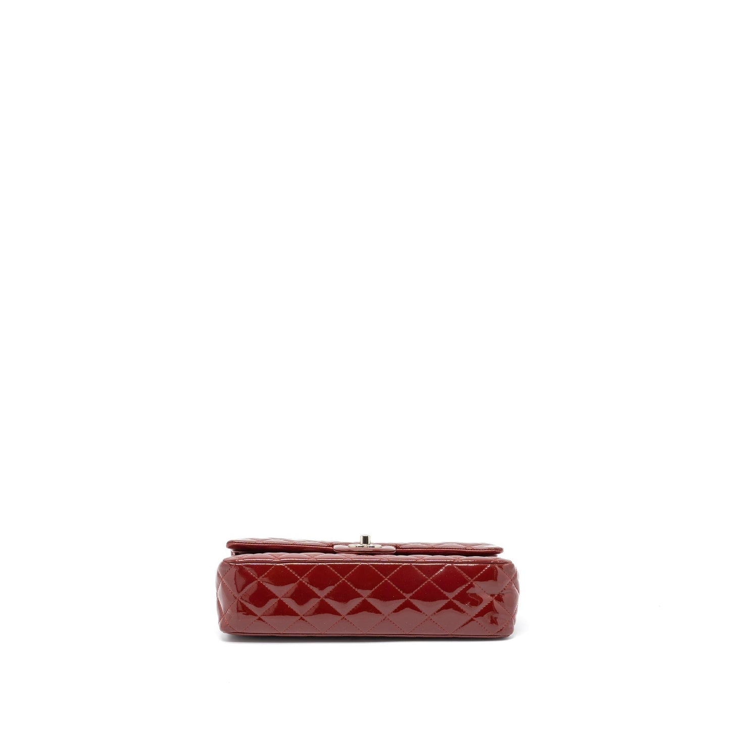 Chanel Medium Classic Double Flap Bag Patent Red