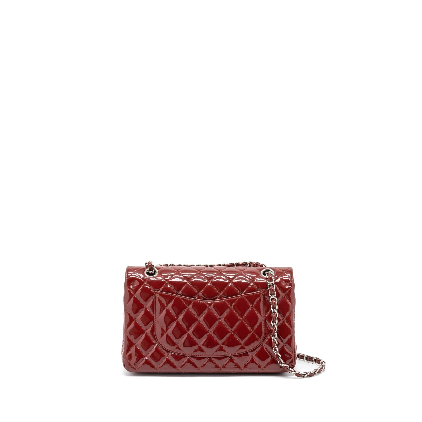 Chanel Medium Classic Double Flap Bag Patent Red