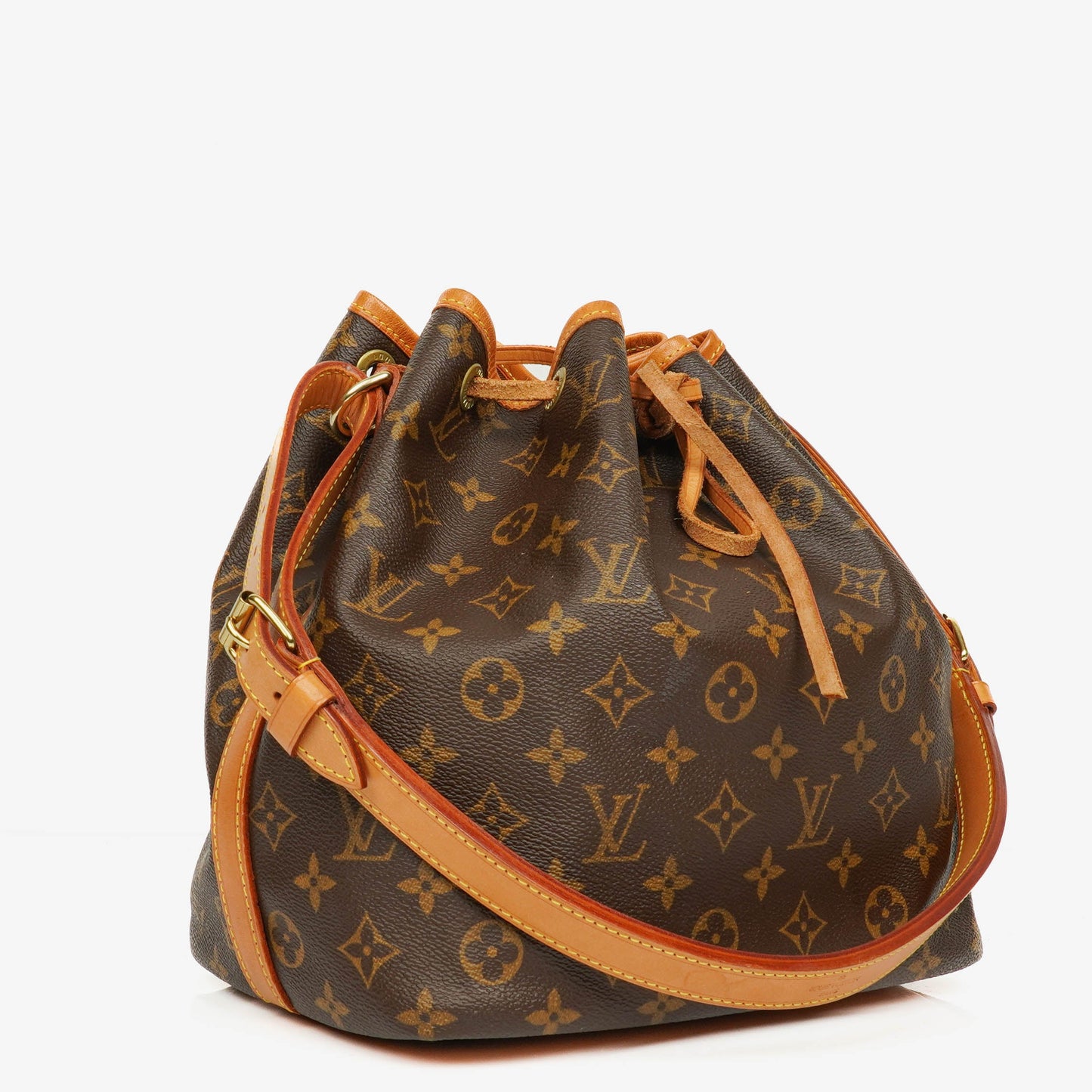 Louis Vuitton Petit Noe Monogram Canvas Shoulder Bag