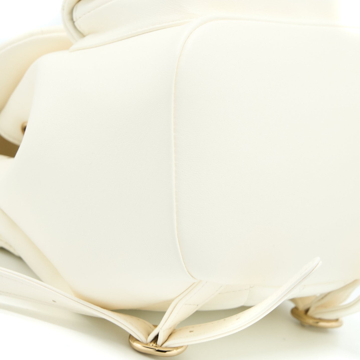 Chanel Duma Mini Backpack Lambskin White L (Microchip)