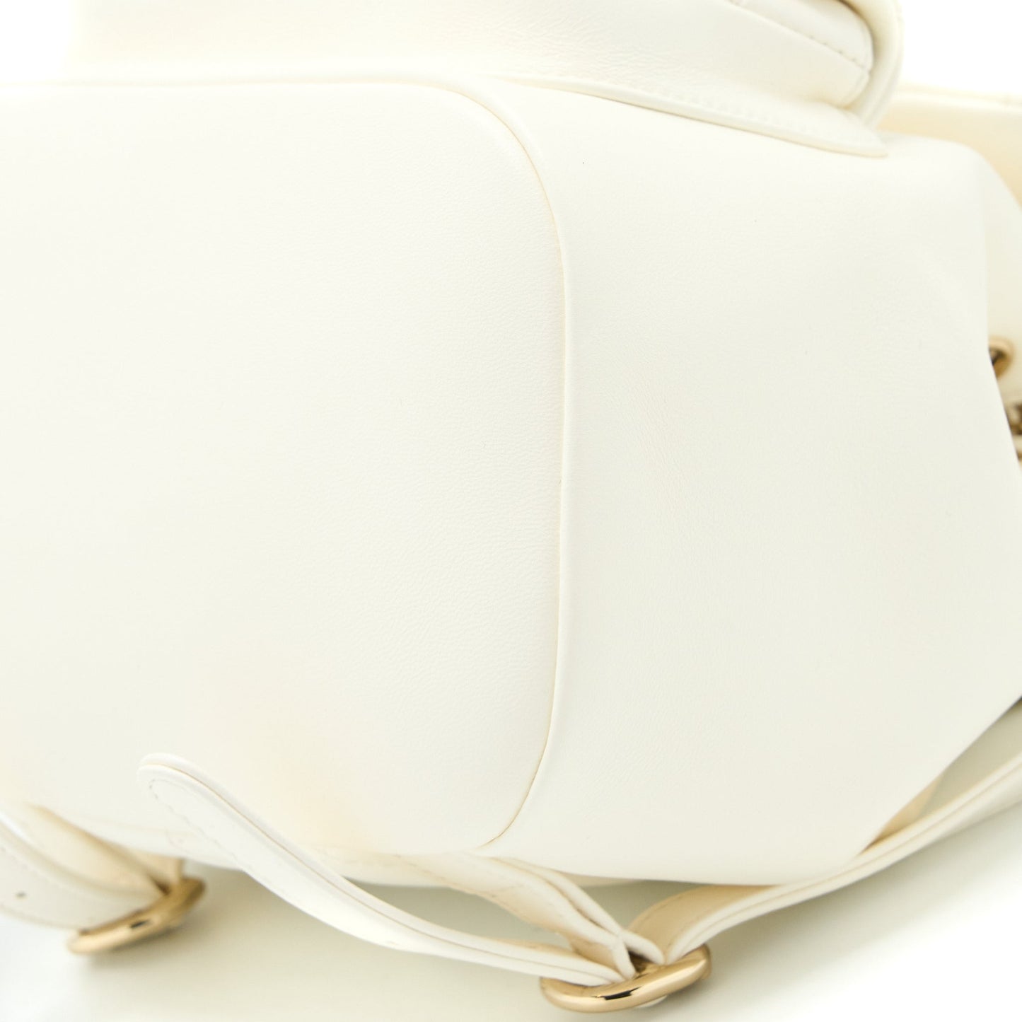 Chanel Duma Mini Backpack Lambskin White L (Microchip)