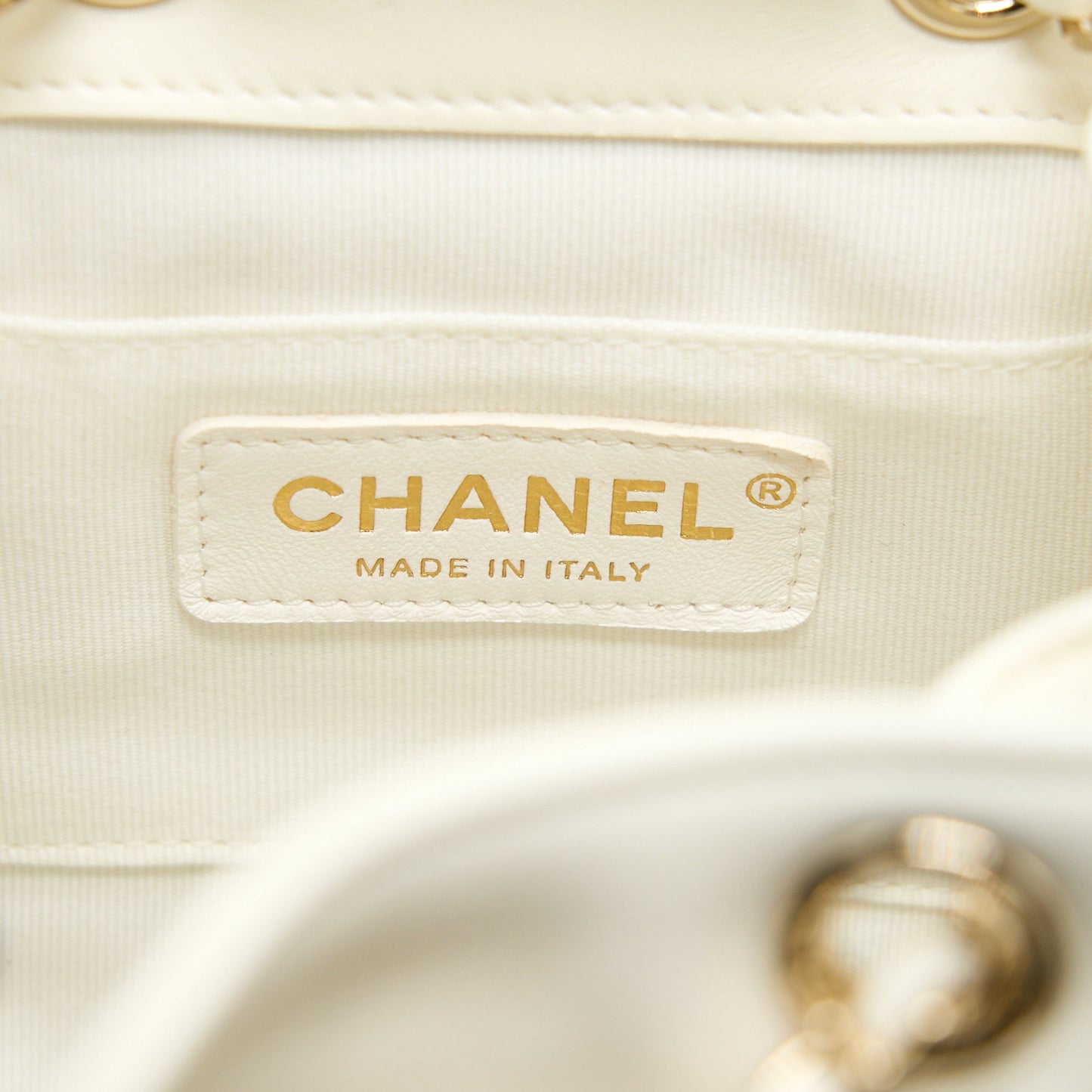 Chanel Duma Mini Backpack Lambskin White L (Microchip)