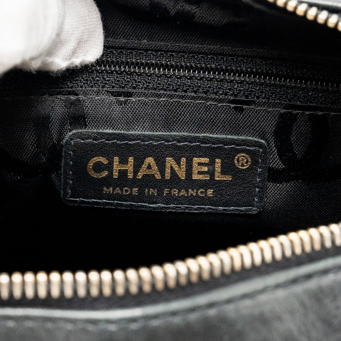 Chanel  Wild Stitch Shoulder Bag Calfskin Black
