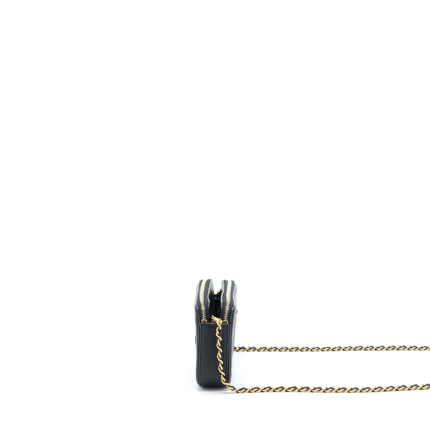 Chanel Filigree Long Wallet On Chain Caviar Black