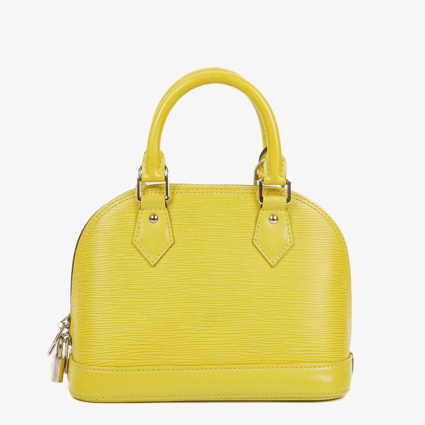 Louis Vuitton Alma BB Pistache EPI Leather Bag