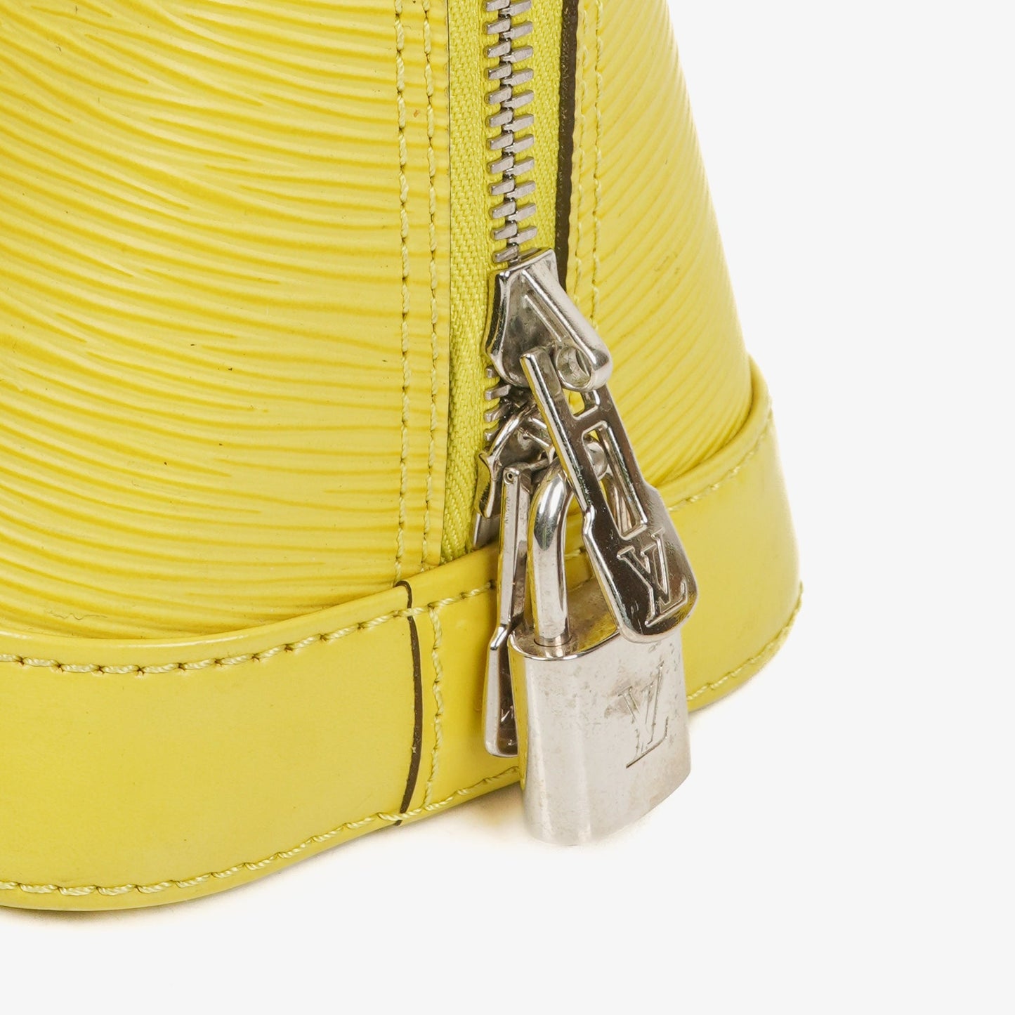 Louis Vuitton Alma BB Pistache EPI Leather Bag