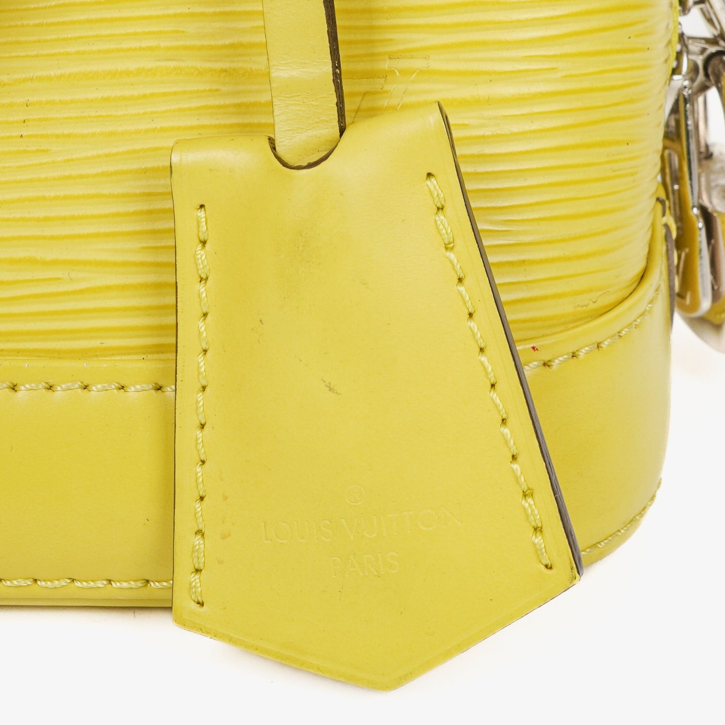 Louis Vuitton Alma BB Pistache EPI Leather Bag