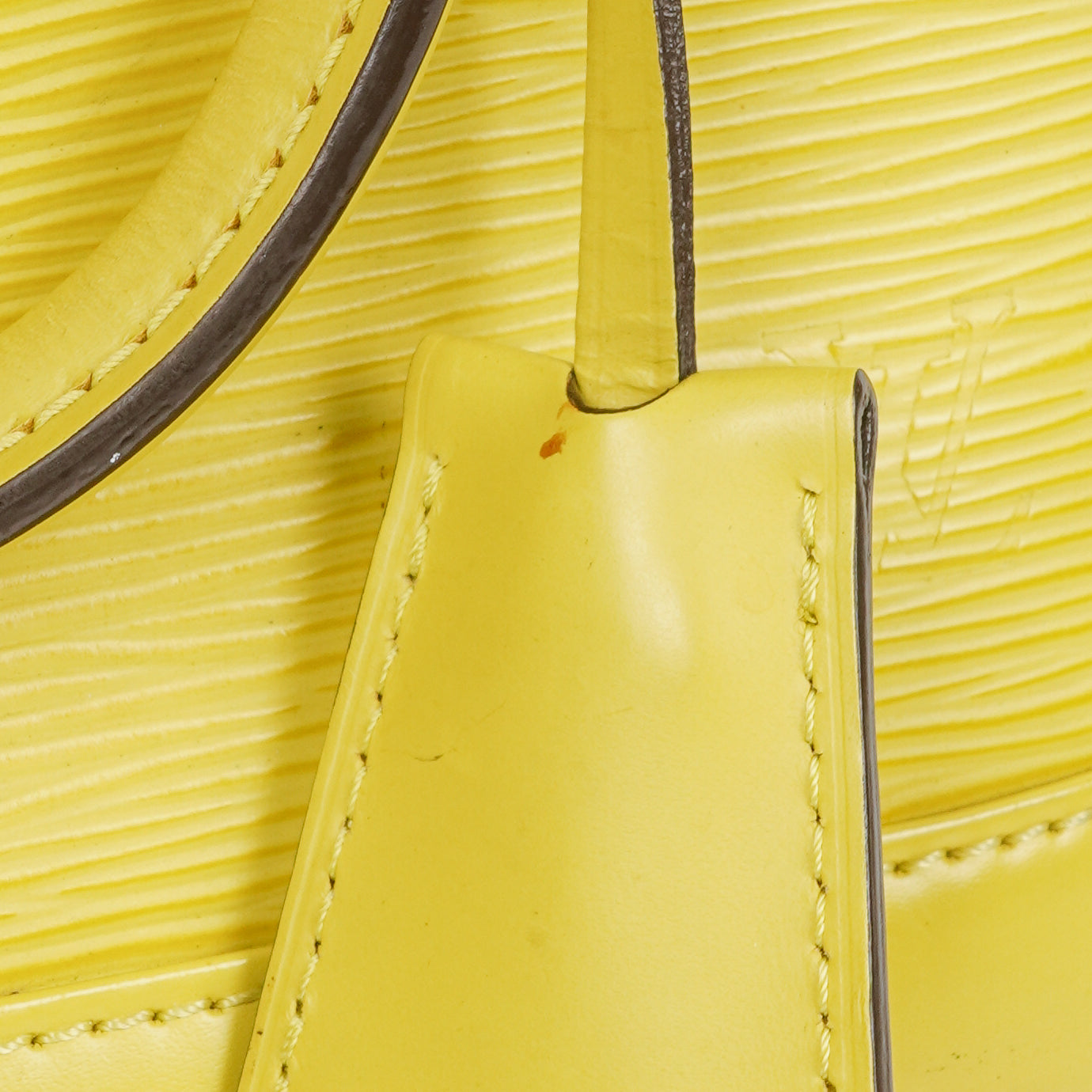 Louis Vuitton Alma BB Pistache EPI Leather Bag