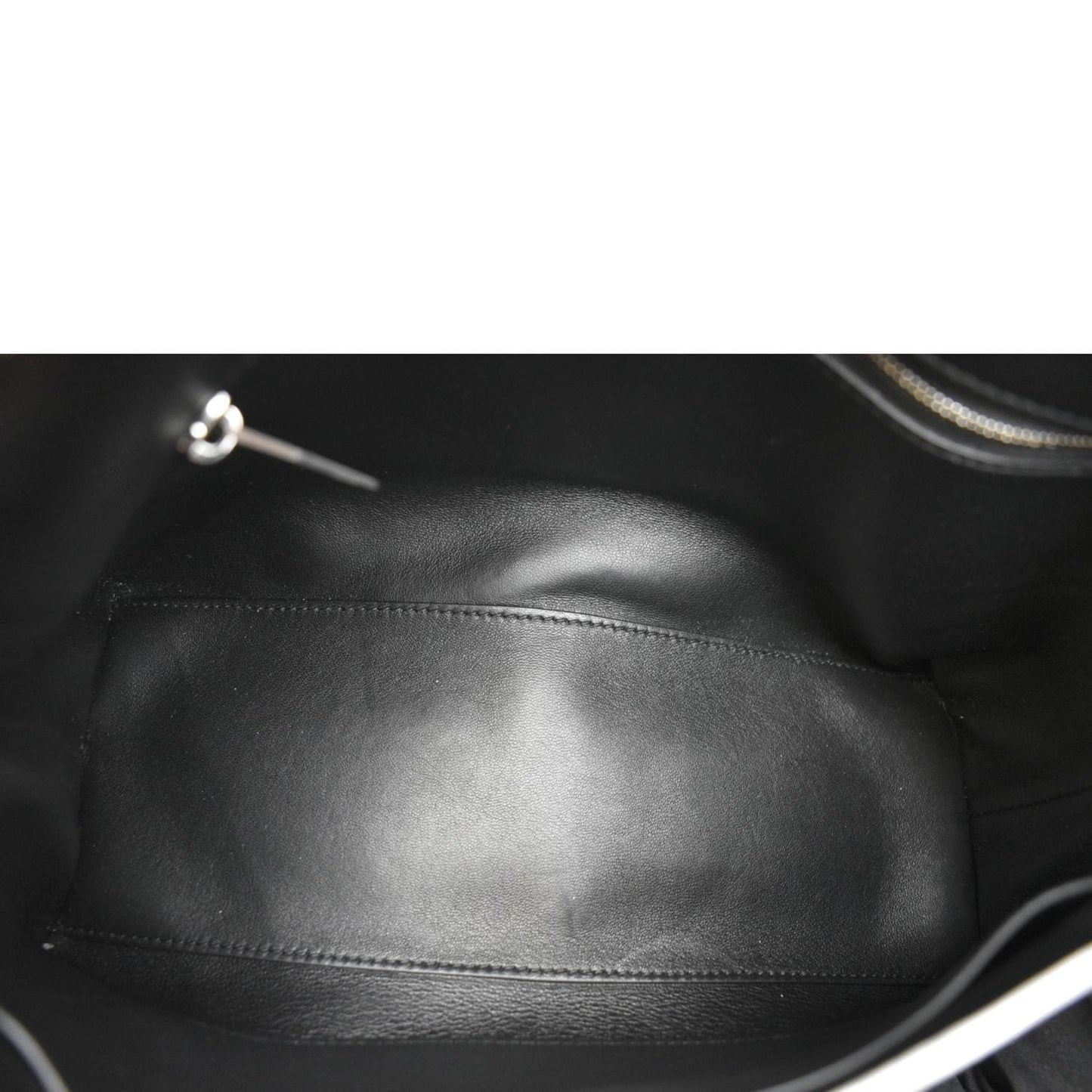 BALENCIAGA Treize Leather Shoulder Bag Metallic Silver