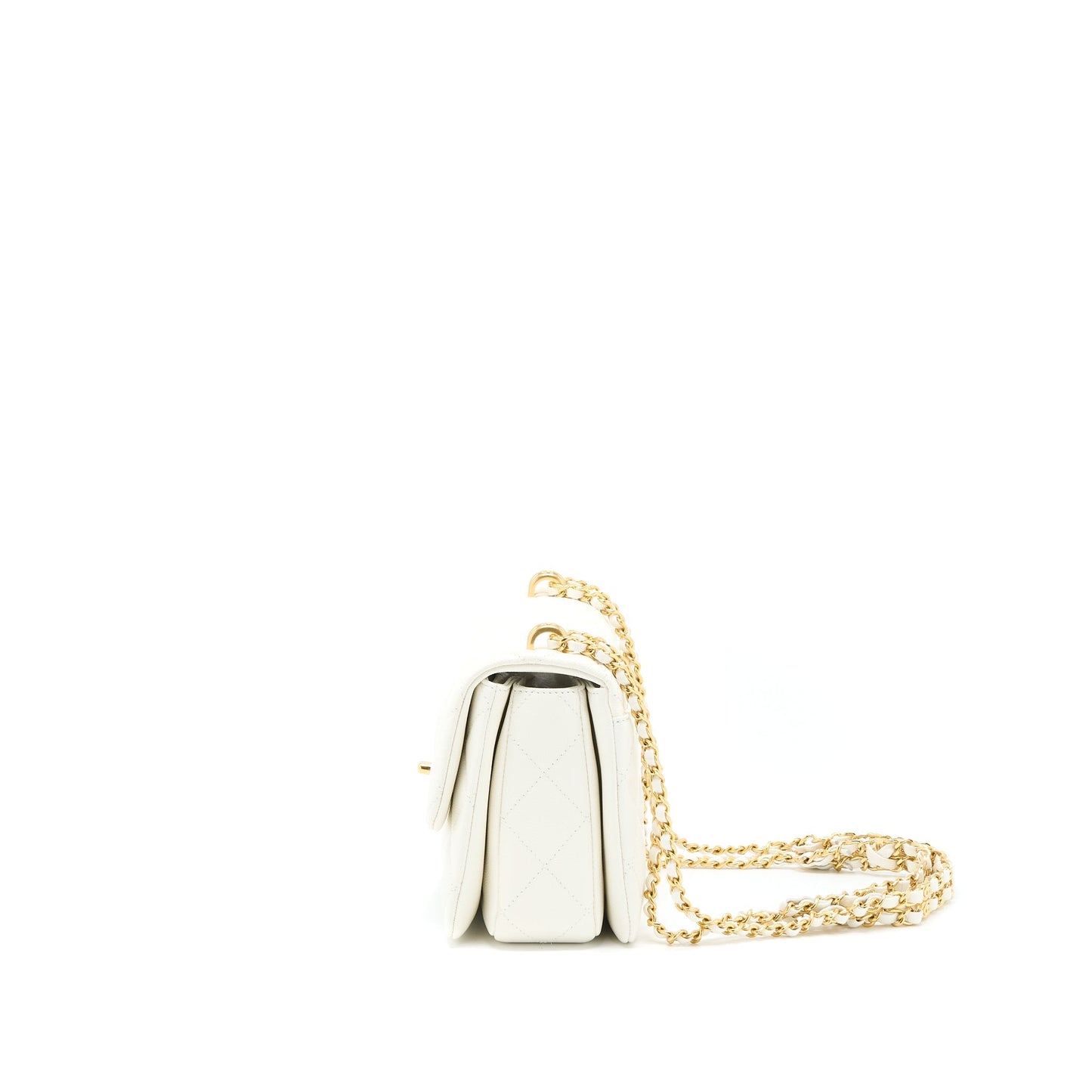 Chanel 22K Coco First Caviar White  (Microchip)