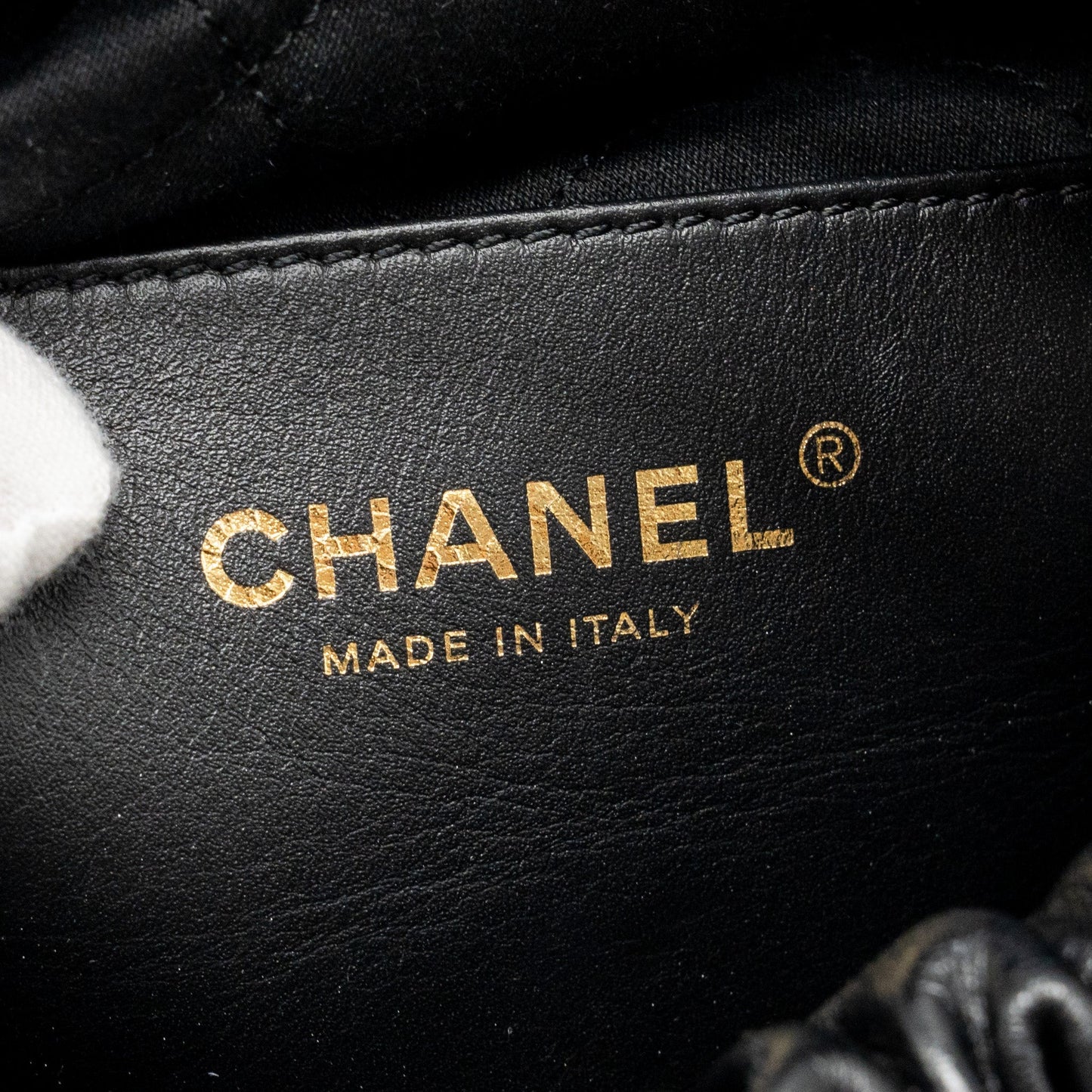 Chanel 23s Mini 22 Bag With Pearl Shiny Calfskin  (Microchip)
