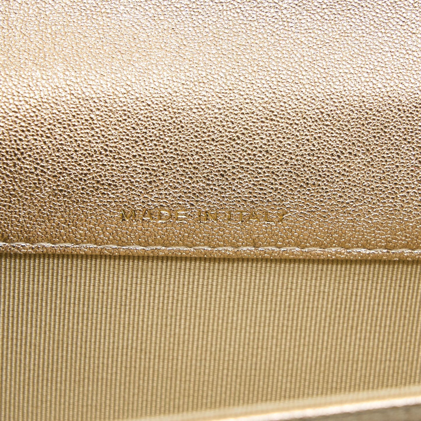 Chanel Quilted Classic Flap Card Holder Lambskin Gold L