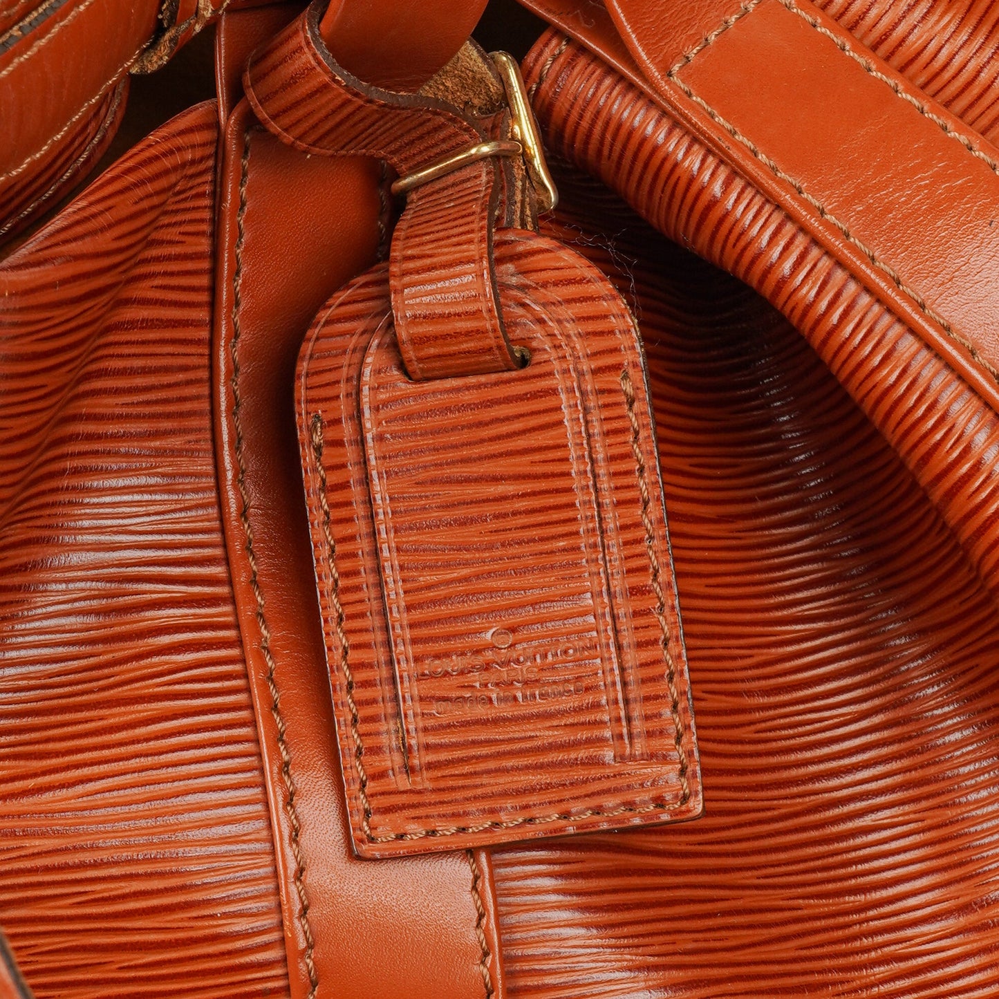 Louis Vuitton Randonnee GM EPI Leather Brown Backpack