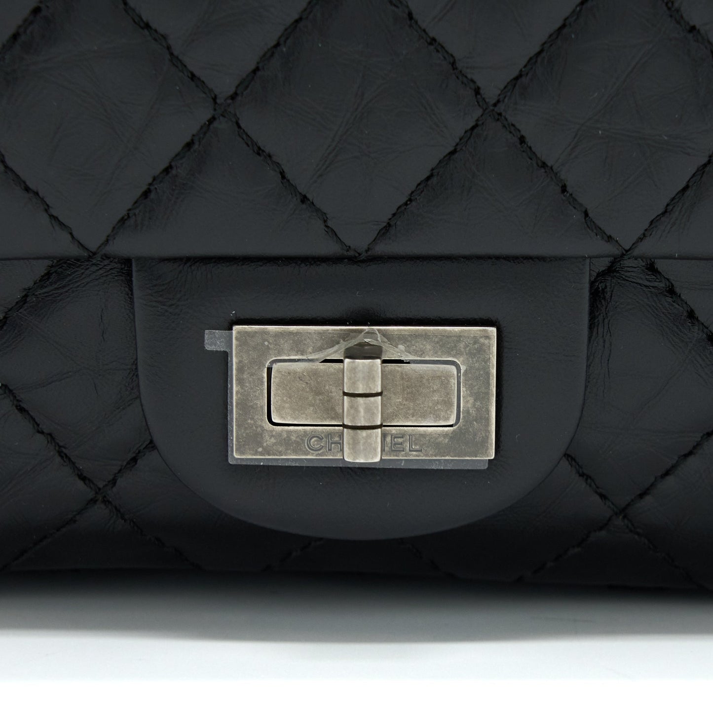 Chanel 2.55 Small Reissue Flap Bag Aged Calfskin Ruthenium  (Microchip)