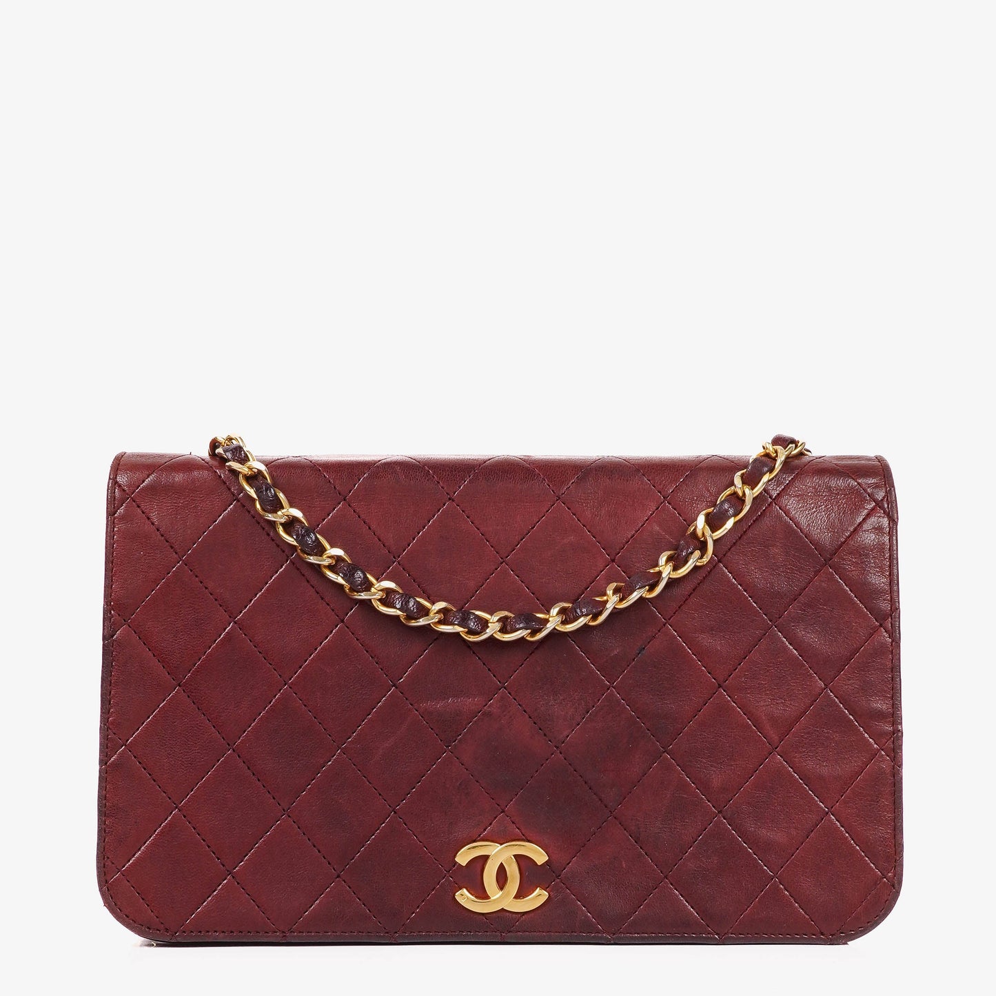 Chanel Classic Full Flap Bag Quilted Lambskin 24K Gold-Plated Hardware