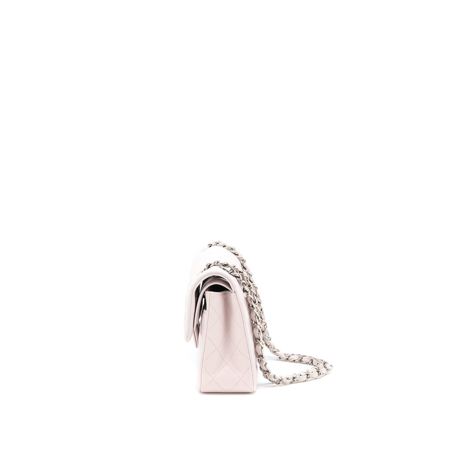 Chanel Small Classic Double Flap Lambskin Light Purple  (Microchip)
