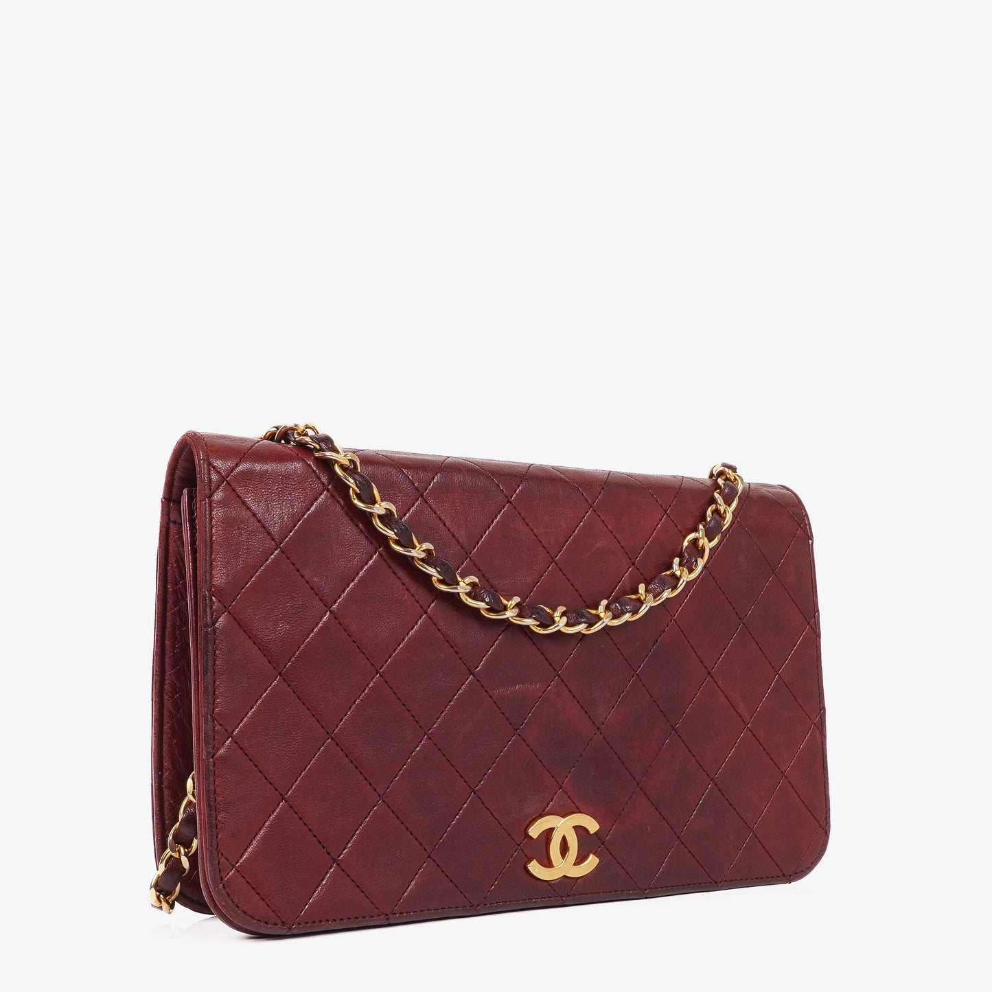 Chanel Classic Full Flap Bag Quilted Lambskin 24K Gold-Plated Hardware