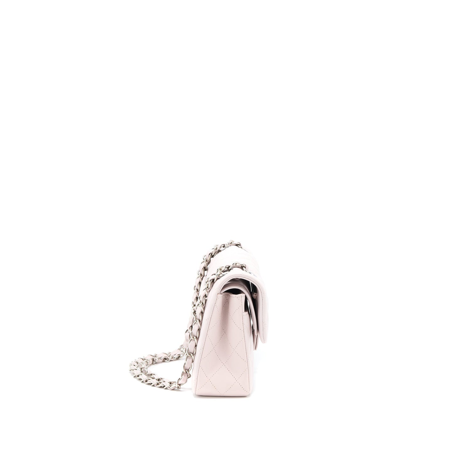 Chanel Small Classic Double Flap Lambskin Light Purple  (Microchip)