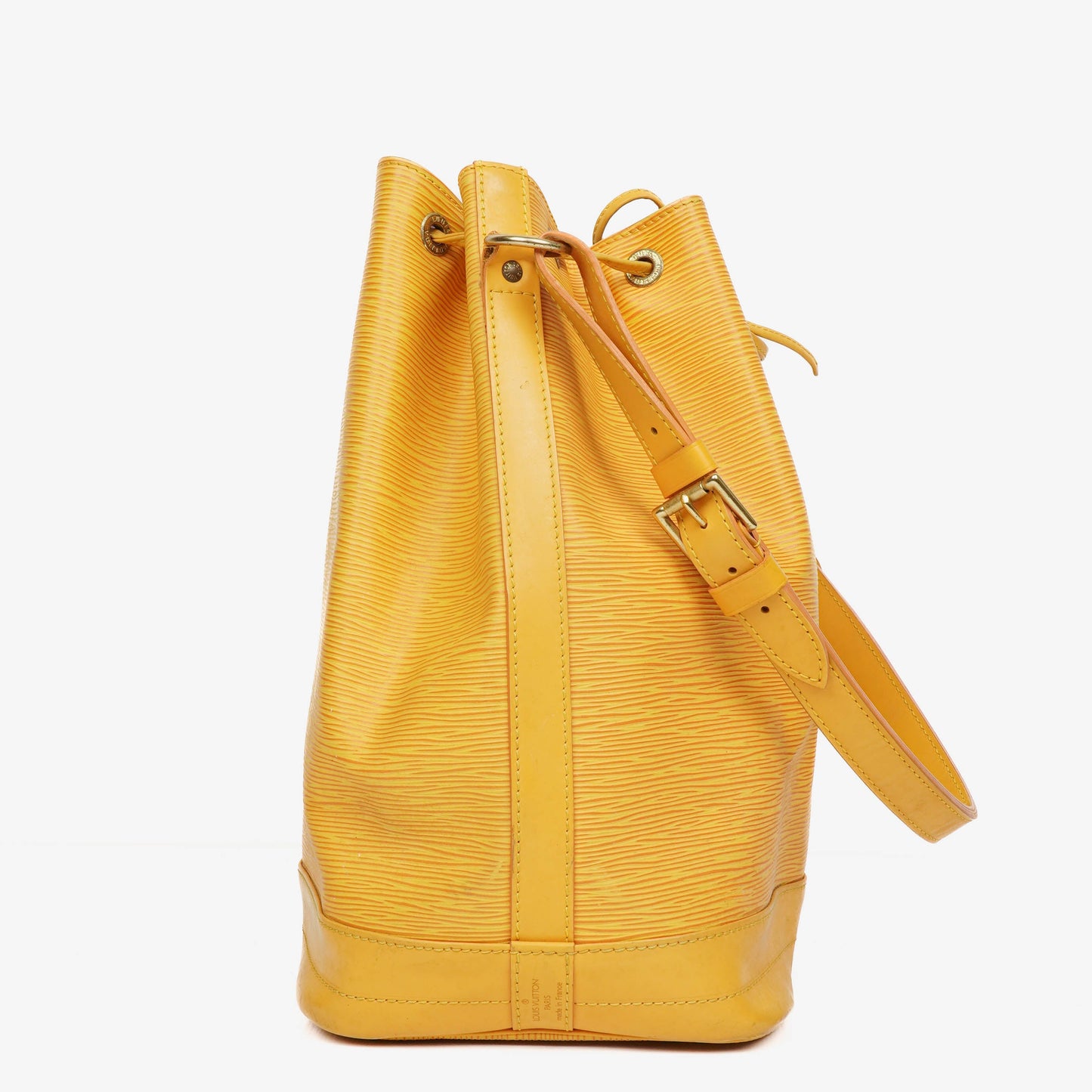 Louis Vuitton Noe Grande GM Yellow Epi Leather Shoulder Bag