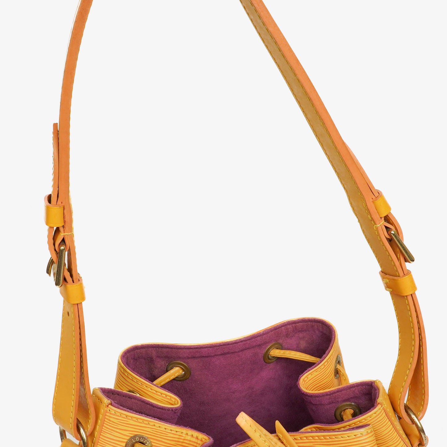 Louis Vuitton Noe Grande GM Yellow Epi Leather Shoulder Bag