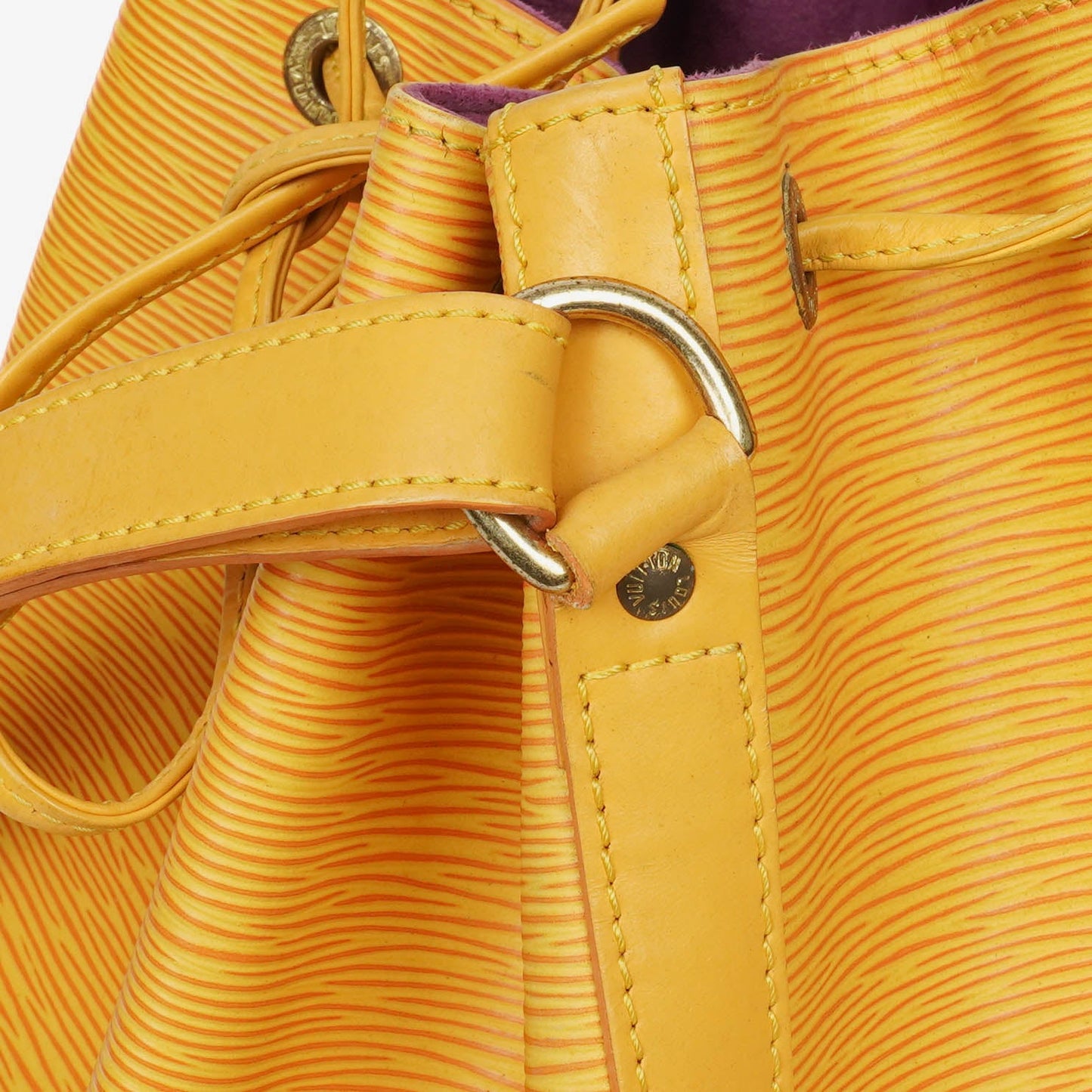 Louis Vuitton Noe Grande GM Yellow Epi Leather Shoulder Bag