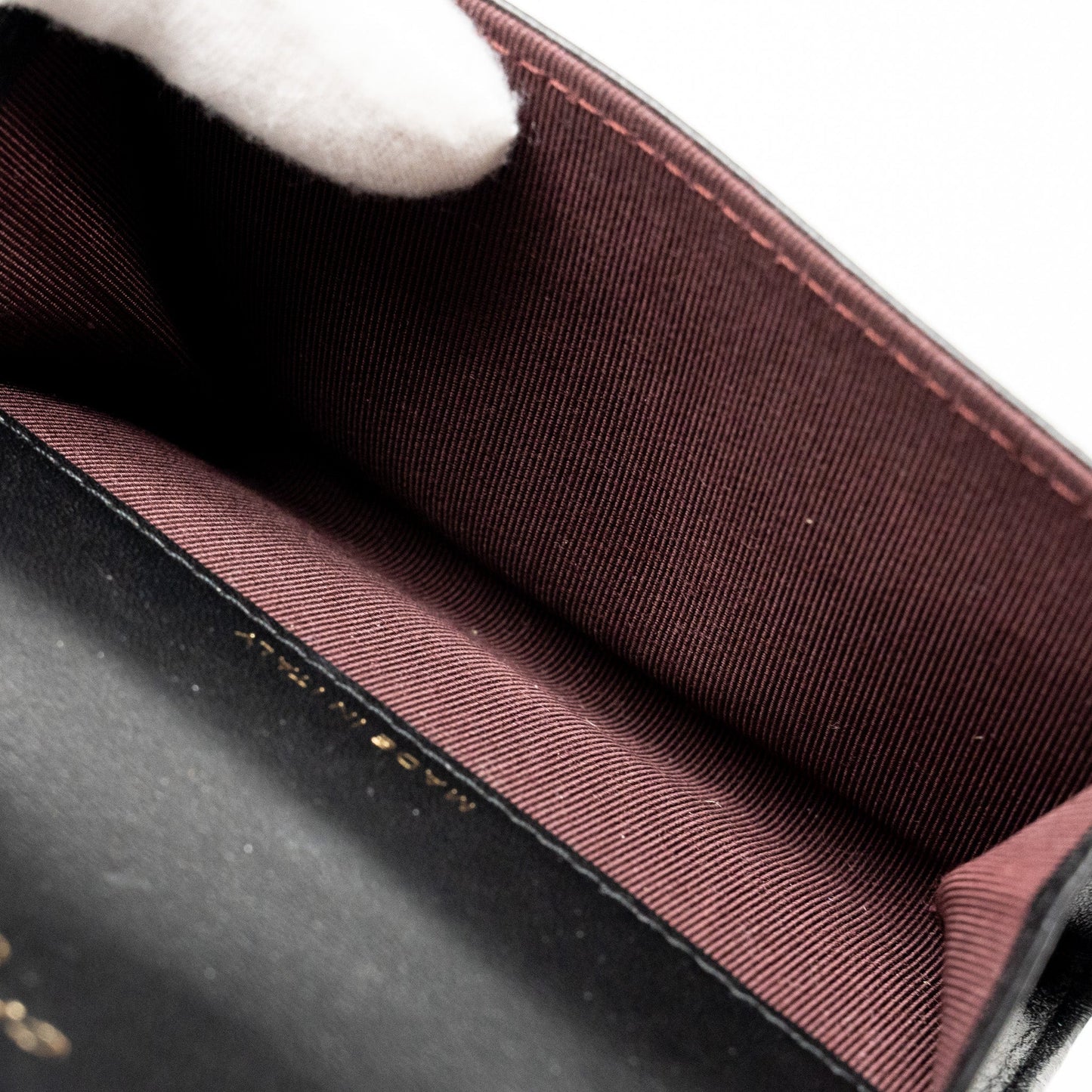 Chanel Classic Flap Card Holder Lambskin Black