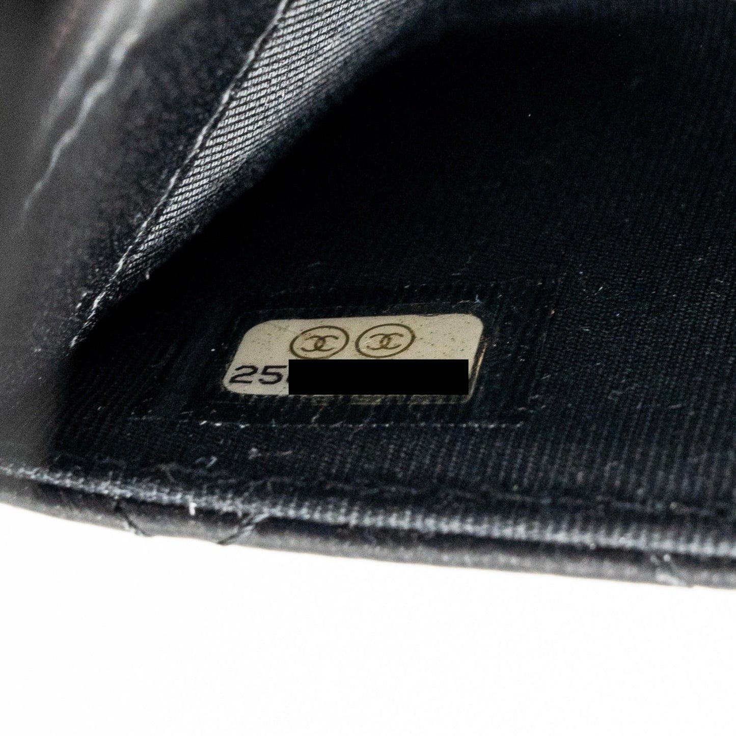 Chanel Classic Flap Card Holder Lambskin Black