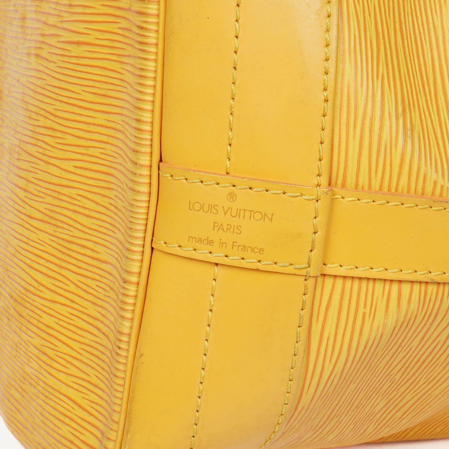 Louis Vuitton Noe Grande GM Yellow Epi Leather Shoulder Bag