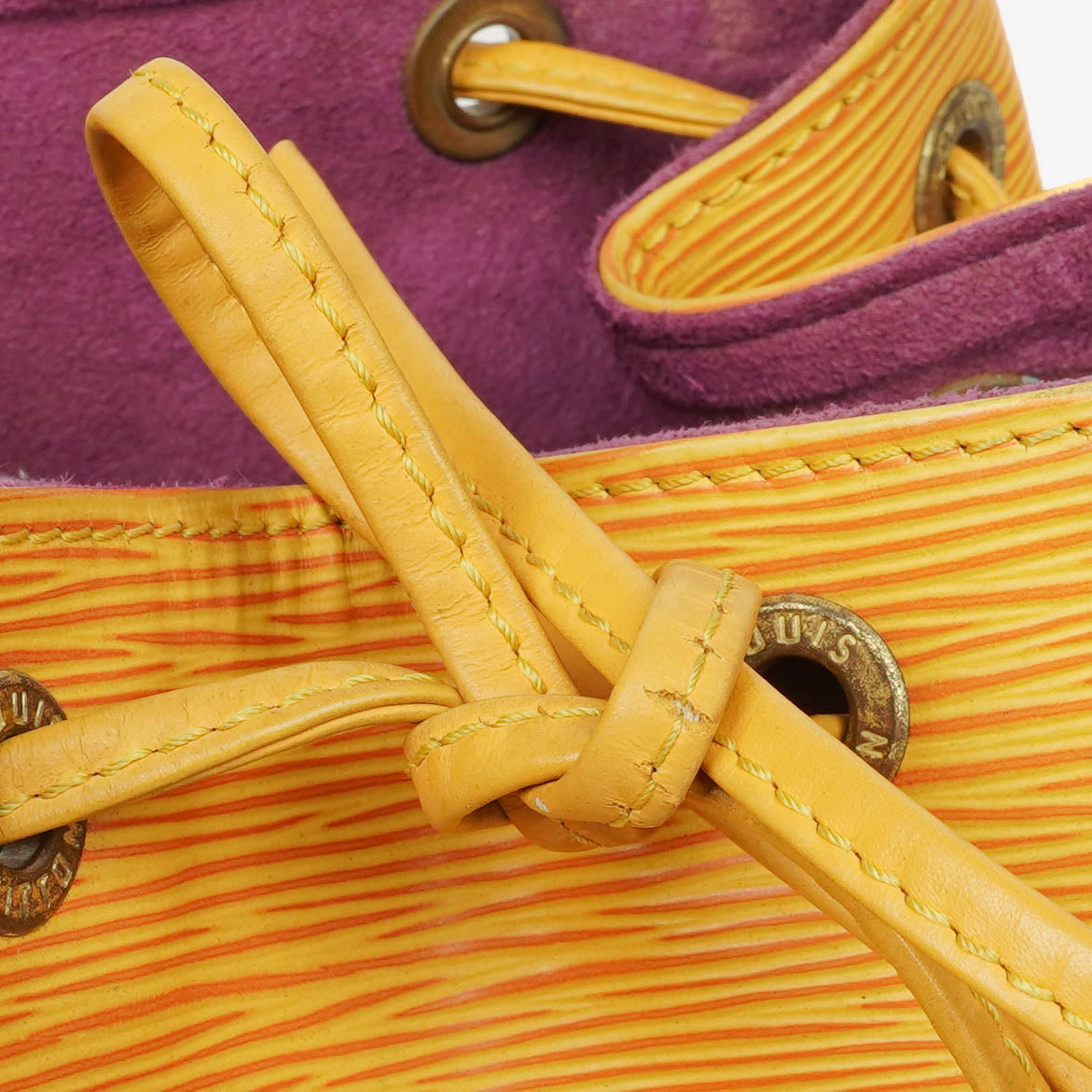 Louis Vuitton Noe Grande GM Yellow Epi Leather Shoulder Bag
