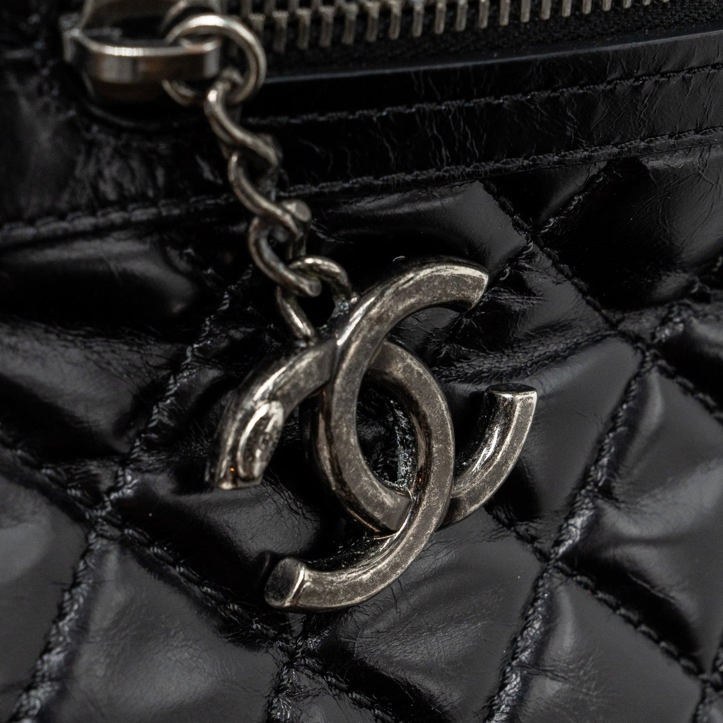CHANEL Large QUILTED Mountain  BACKPACK CALFSKIN BLACK