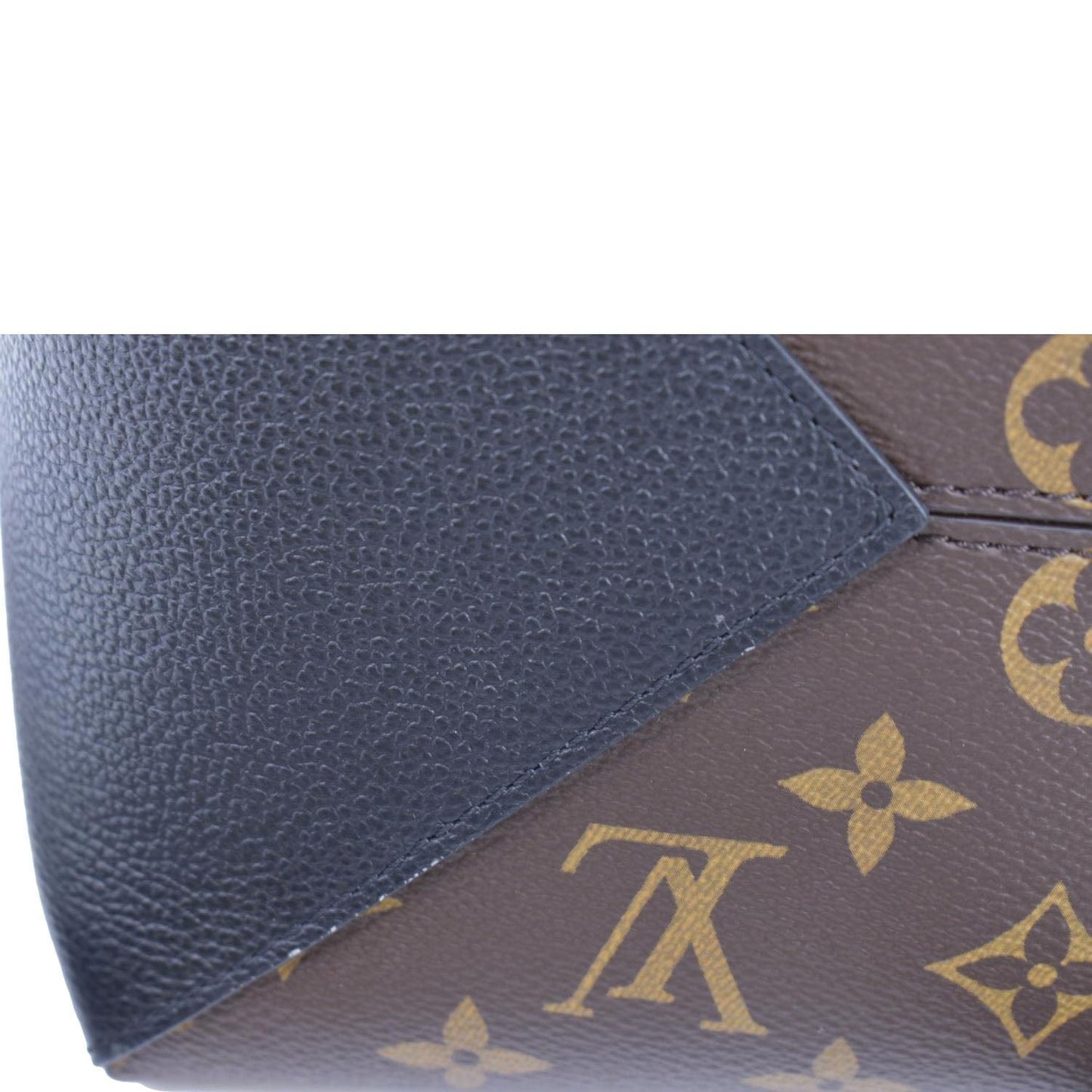 LOUIS VUITTON Vendome MM Monogram Canvas Shoulder Bag Black