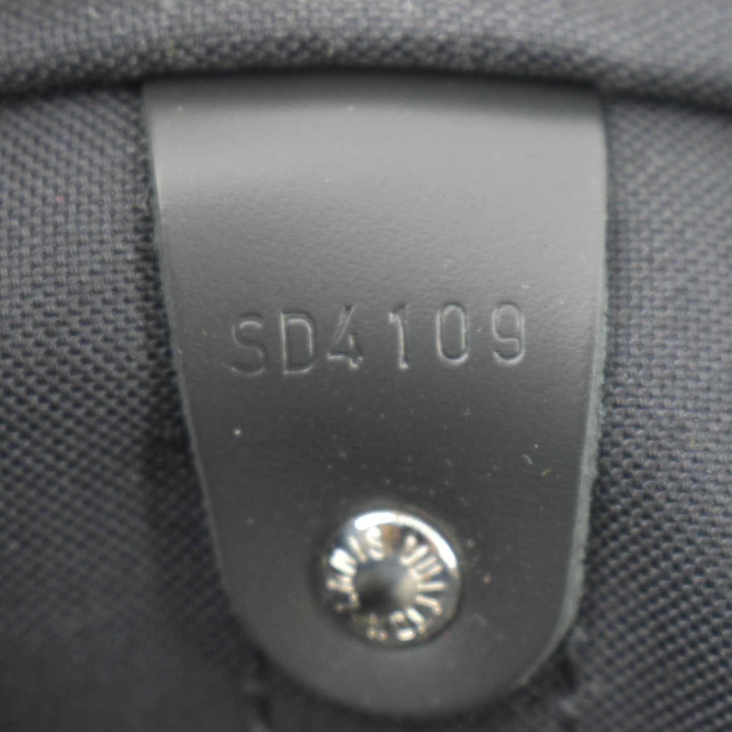 LOUIS VUITTON Keepall 55 Bandouliere Damier Graphite Travel Bag Black