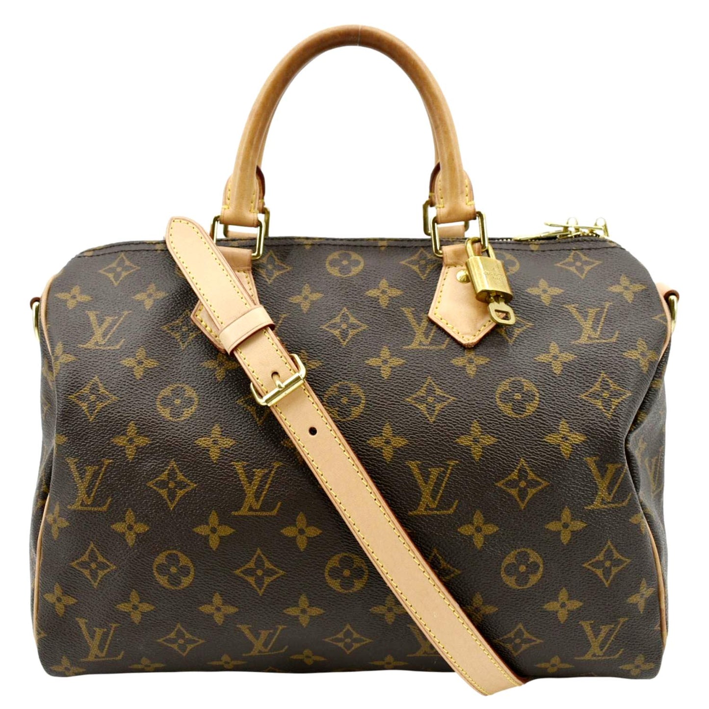 LOUIS VUITTON  30 Bandouliere Monogram Canvas Shoulder Bag Brown