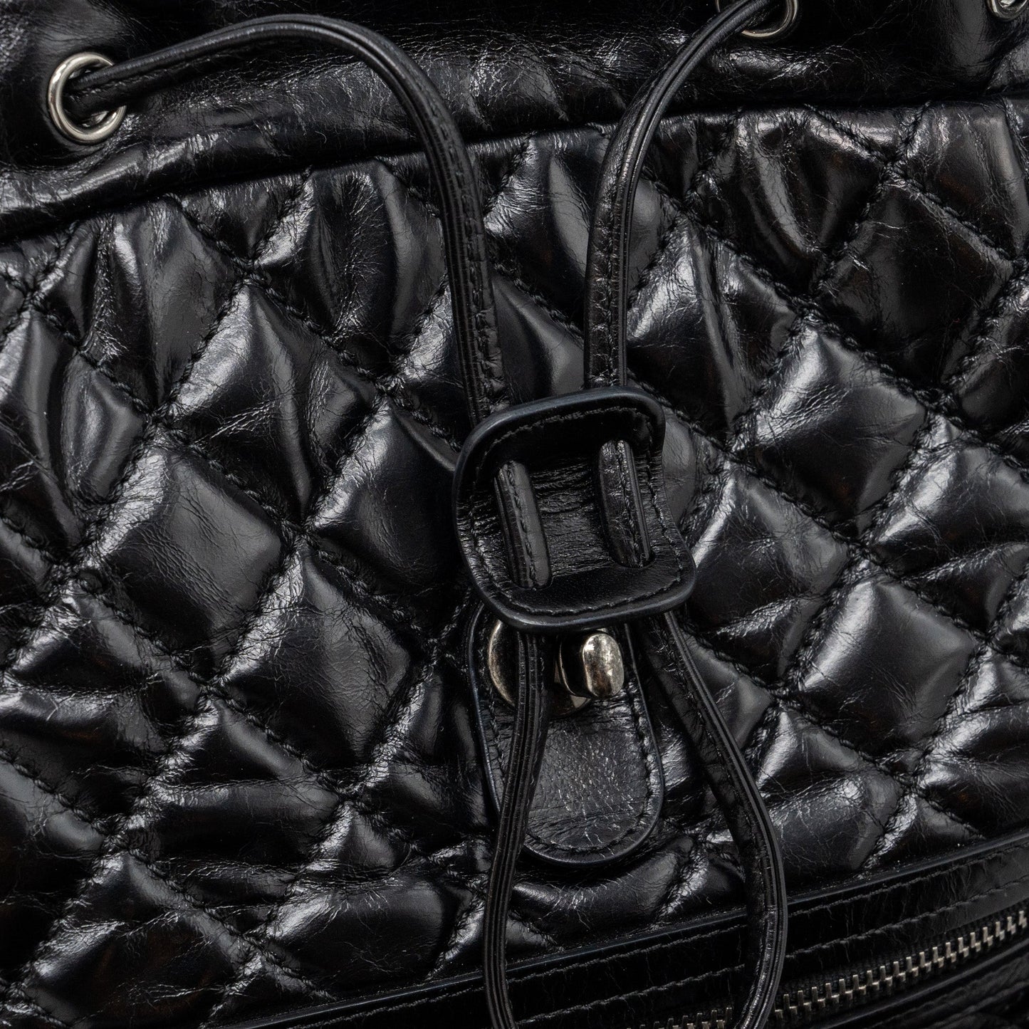 CHANEL Large QUILTED Mountain  BACKPACK CALFSKIN BLACK