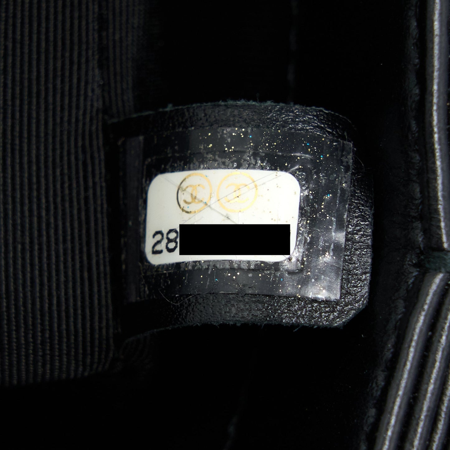 Chanel Seasonal Top Handle Flap Bag Calfskin Black