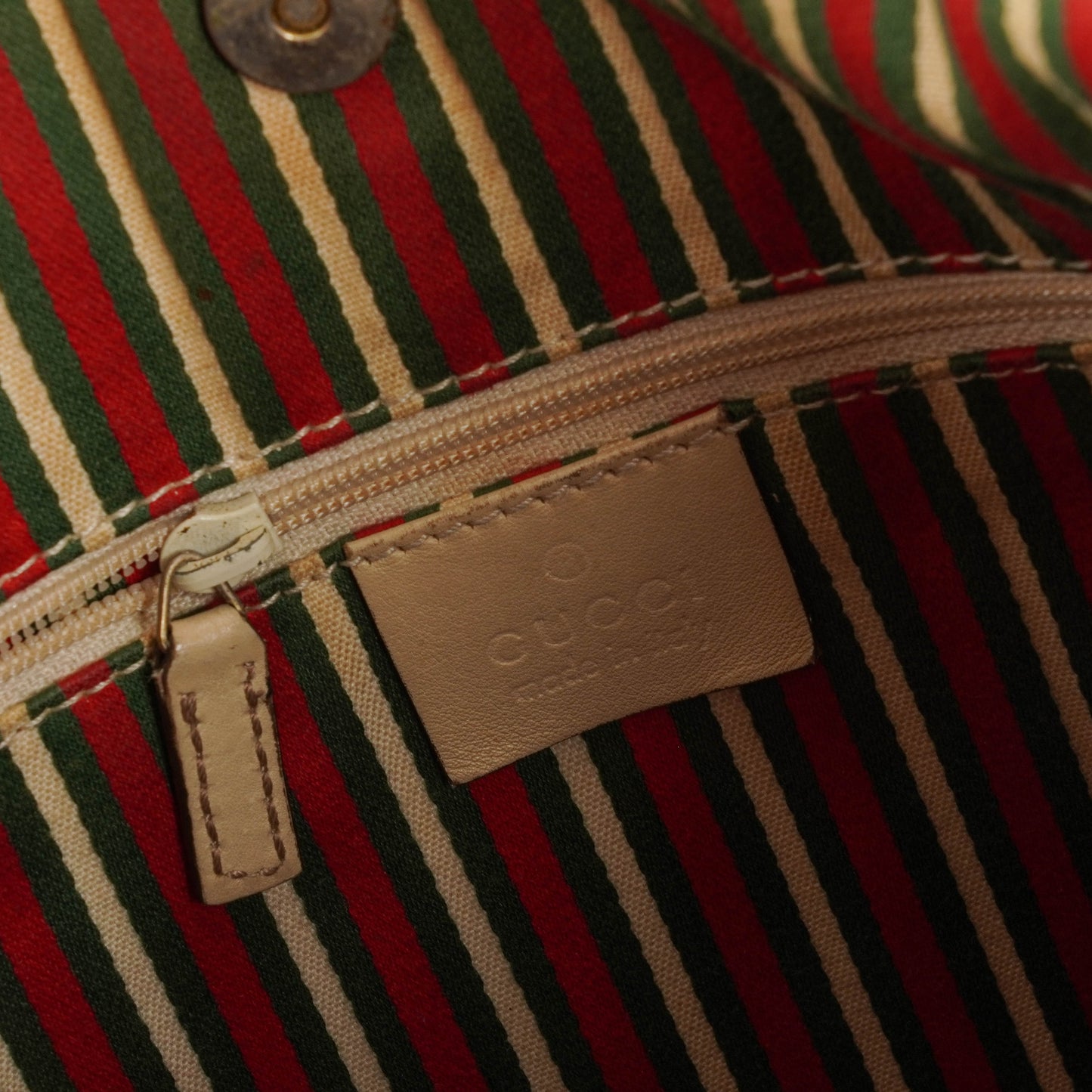 Gucci New Britt Off White Monogram Hobo Bag