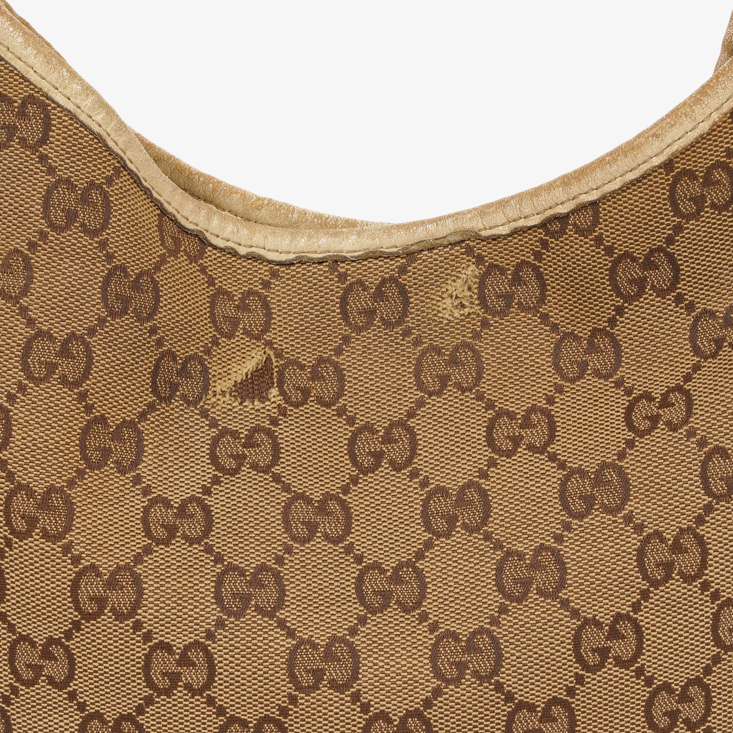 Gucci New Britt Off White Monogram Hobo Bag