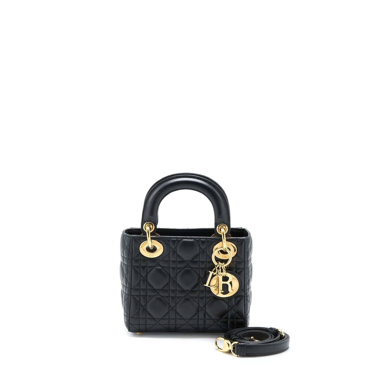 Dior Mini Lady Dior Lambskin Black