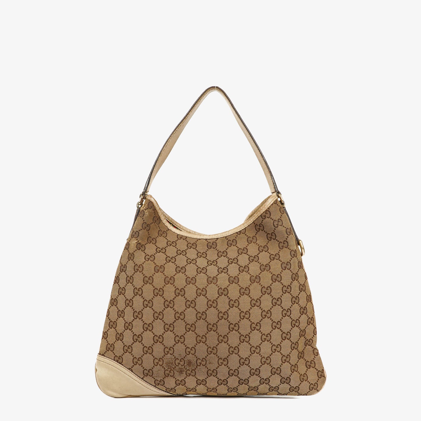 Gucci New Britt Off White Monogram Hobo Bag